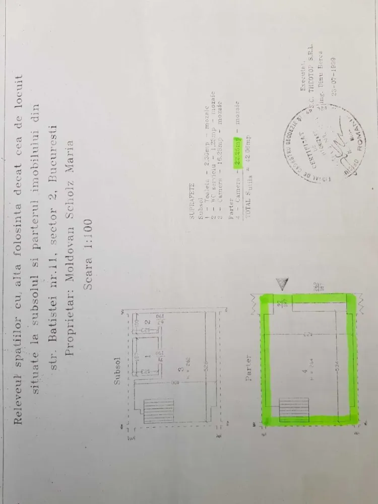 spatiu comercial ultracentral universitate intercontinental - spatiu comercial universitate langa intercontinental suprafata 42m utili parter 22m si subsol 20m cu wc, vitrina 3.5 m fara risc seismic. colaborez cu agentii dar fara exclusivitate, inchiriat cu 1000 e pentru ca chiriasul a facut ceva investitii dar chiria este mai mare in zona, vad garantat