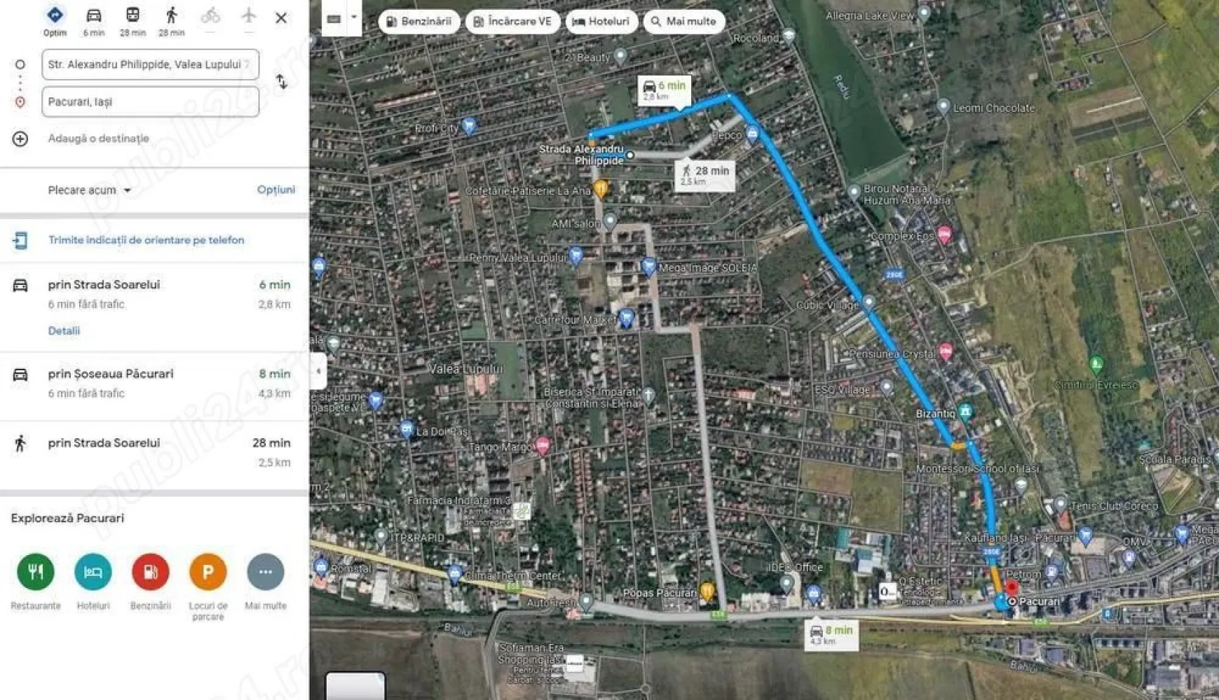 Teren Popas Pacurari - erenul de vanzare este situat in , zona Popas Pacurari. Este intravilan si are o suprafata de 1379 mp.
Terenul are descidere la 2 strazi: Str. Alexandru Philipine de 44 ml, si Str Horia Lovinescu de 51 ml.

Pret 130 Euro mp

Sau schimb cu apartament + diferenta!!!

Terenul beneficiaza de toate utilitatile!!