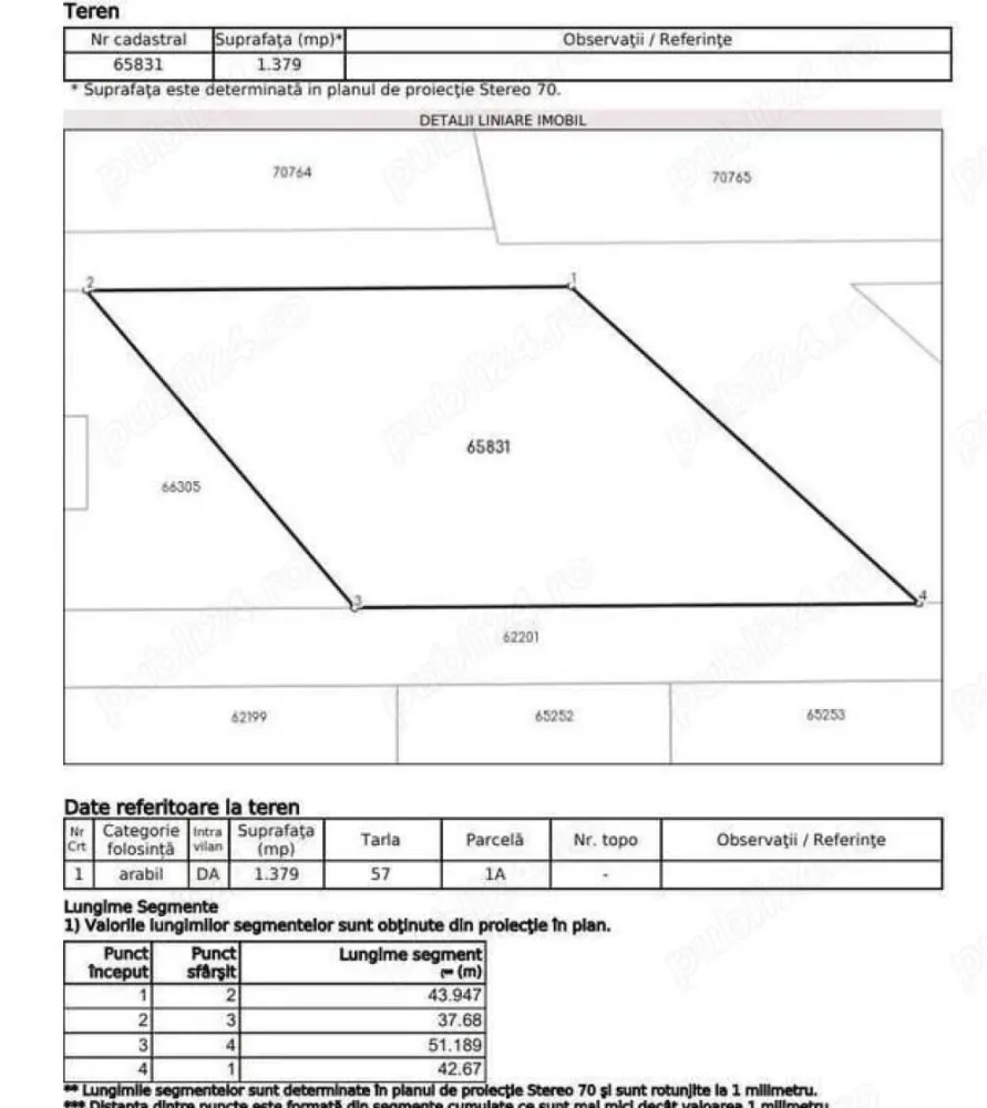 Teren Popas Pacurari - erenul de vanzare este situat in , zona Popas Pacurari. Este intravilan si are o suprafata de 1379 mp.
Terenul are descidere la 2 strazi: Str. Alexandru Philipine de 44 ml, si Str Horia Lovinescu de 51 ml.

Pret 130 Euro mp

Sau schimb cu apartament + diferenta!!!

Terenul beneficiaza de toate utilitatile!!