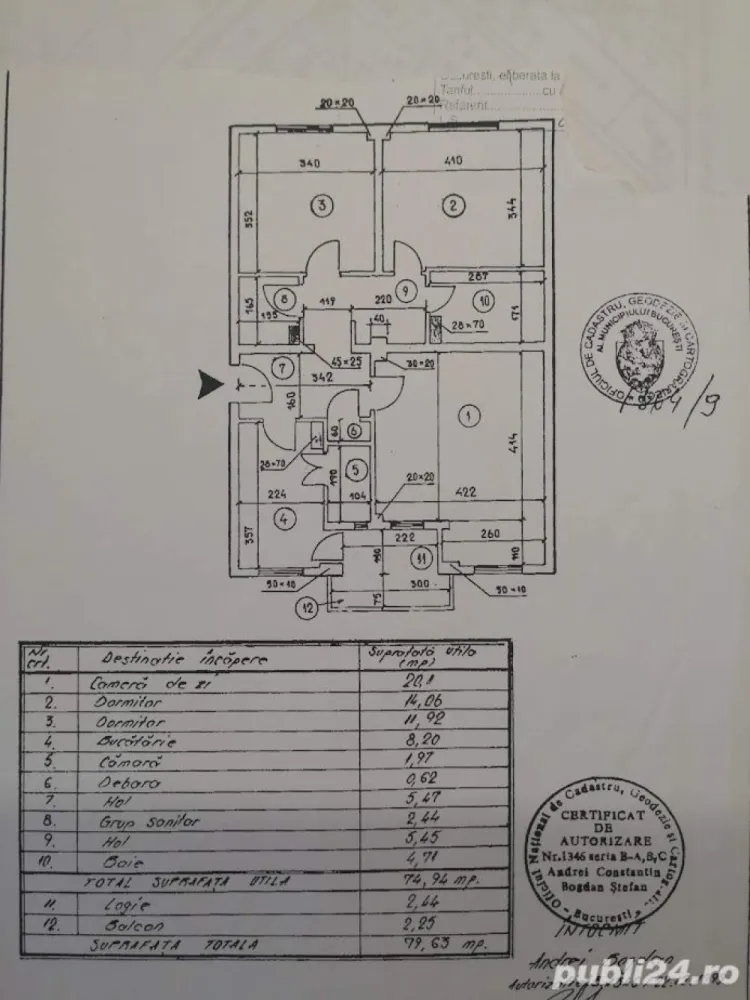 Apartament 3 camere AFI Cotroceni, bloc 4 etaje, constr. 1993 / SCHIMB cu casa - Proprietar, apartament cu 3 camere situat stradal pe Bd Timisoara, vis a vis de Afi Cotroceni-Regimentul de Garda, bloc de 4 etaje, construit in 1993, amenajat in totalitae, etaj 2/4, loc de parcare inchiriat de la ADP, aproape de metrou, 5 min Inst Politehnic, Medicina, Cotroceni, Eroilor, schimb cu casa la curte, tot in Bucuresti , unde este cazul, platesc diferenta.
NU VAND, DOAR SCHIMB!!
