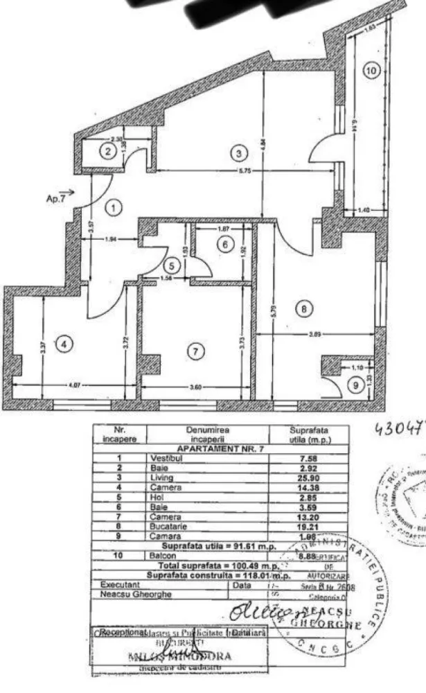 Apartament Damaroaia 3 camere 101 utili parcare subteran+Boxa Direct Proprietar - Blocul are 4 etaje + lift.
Apartamentul se vinde mobilat (intreaga mobila de bucatarie a fost achizitionata de la Kika si este in stare perfecta, dormitoare plus dressingurile (care au fost facute custom made), paturile, plus aparatele de AC, hota bucatarie, etc)
Apartamentul se vinde impreuna cu locul de PARCARE subteran (subsol) plus BOXA, aferenta apartamentului, toate in acelasi pret de 239.999 euro.
Ma puteti contacta direct pe numarul meu de telefon: