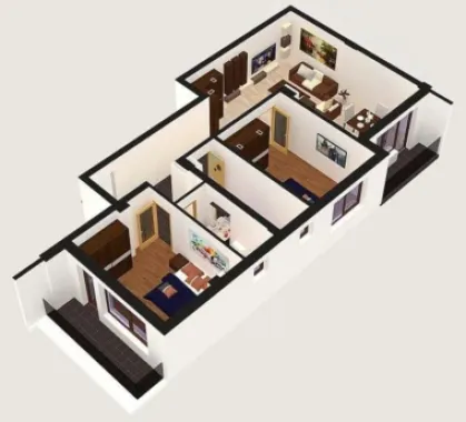 Apartament 3 camere 89200€ +TVA