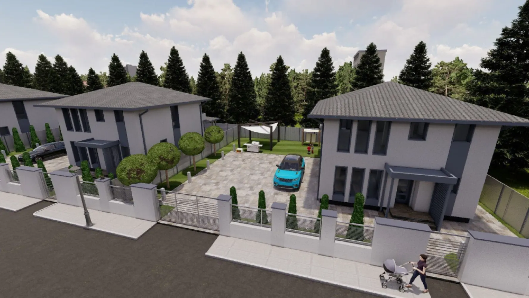 Casa de vanzare P+1 - Cartier nou Paulesti - BREKI BUILDING S.R.L. va ofera spre vanzare un ansamblu rezidential de 12 case individuale P+1 cu o suprafata utila de 120 mp si o terasa de 24 mp 
*Casa este alcatuita in felul urmator: 
-Parter: Living + Bucatarie 41,2 mp, Camara 4,95 mp, Baie 3,52 mp, Spatiu Tehnic 3,64 mp, Hol 6 mp, Terasa exterioara acoperita 24 mp.
-Etaj: Hol 5,7 mp, Dormitor (1) 12,54 mp, Dormitor (2) 12,54 mp, Dormitor matrimonial 12,54 mp impreuna cu Dressing 6,1 mp si Baie 5,94 mp.
*Terenul este de 480 mp
*Drumul este de 8 metri latime
*Utilitati : curent,gaz,apa,fibra,canal.
*Casele se predau la stadiul de semifinisat interior cu centrala termica si la exterior finisat.
*Curtea o predam ca si in proiect (vezi poza 2) cu pavaj, gazon, gard.
*Pentru mai multe detalii si poze din proiect nu ezitati sa ne contactati la numerele de telefon:
-0751 .. 291 .. 706 Dani
-0722 .. 388 .. 939 Laurentiu