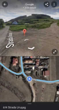 Vand teren Hala , casa , duplex ,la asfalt Luna de sus 1000mp