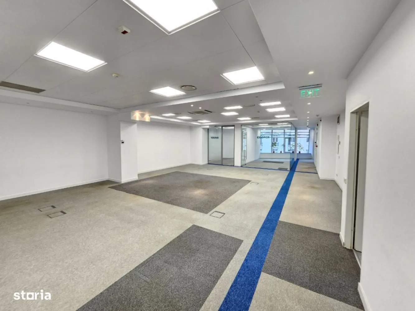Spatiu de birouri, Universitate - Direct proprietar, spatiu modern, cladire noua, open space, etajul 4. 
Spatiul dispune de chicineta si 2 grupuri sanitare, podea flotanta.

Se adauga 2,5 EUR/mp taxa de administrare spatii comune.