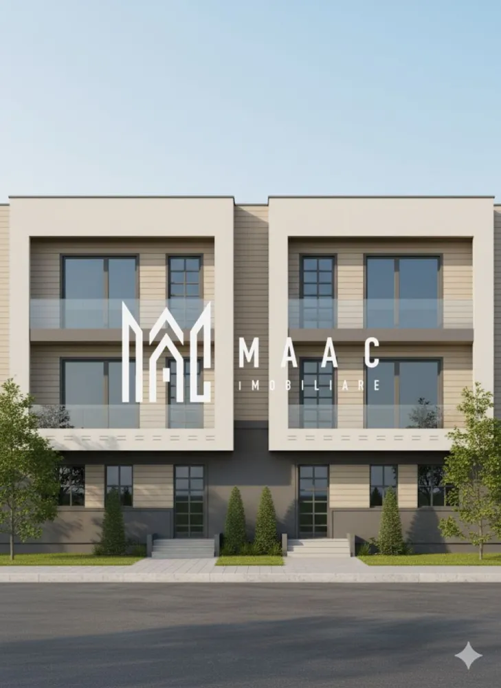 Duplex premium I Sibiu I 3 niveluri I 4 camere I COMISION ZERO - Casă tip duplex în Gusterița – Proiect nou, 4 camere, 3 niveluri, curte 153 mp, predare la Alb in August 2026.
COMISION ZERO - Direct Dezvoltator

Proiect rezidențial boutique, în construcție, compus din doar 6 case tip duplex, situat într-o zonă liniștită din Gusterița – Sibiu, cu acces facil către oraș, dar departe de agitația urbană.
Locuințele sunt proiectate pentru familii care caută un echilibru între spațiu, confort și eficiență energetică.

Suprafață și compartimentare:
Teren total: 218 mp
Amprentă la sol: 65 mp
Curte liberă: 153 mp
Regim de înălțime: Parter + Etaj 1 + Etaj 2 cu terasă
Camere: 4 (3 dormitoare + living)
Băi: 2
Balcoane: 2 + terasă la etajul 2
Bucătărie: separată
Spații de depozitare: cămară, holuri

Compartimentare inteligentă:

Parter:
Living generos – aprox. 22 mp
Bucătărie închisă – 13.5 mp
Cămară – 2.6 mp
Baie – 5 mp
Hol de acces
Terasă de acces + terasă secundară (ieșire din living) – aprox. 10 mp

Etaj 1:
Dormitor 1 – 16.6 mp (cu acces la balcon de 6.3 mp)
Dormitor 2 – 13 mp
Baie – 5 mp
Hol – 5 mp
Balcon de 8 mp (acces din dormitor și hol)

Etaj 2:
Dormitor 3 – 17 mp
Hol
Terasă neacoperită – 25 mp
Balcon – 7.9 mp

Construcție de calitate, materiale premium:
Structură din beton B250, cu fier beton de 16 mm
Instalație electrică realizată prin tubulatură în placă
Încălzire în pardoseală pe toate cele 3 niveluri
Centrala termică proprie
Geamuri tripan pentru izolare termică și fonică superioară
Tencuială decorativă la exterior
Balcoane cu sticlă securizată
Acoperiș din tabla durabil

Avantaje cheie:
Proiect compus din 6 case, intimitate și comunitate restrânsă
Terasă mare la etajul 2 – ideală pentru relaxare, grătar, zonă de lounge
Curte de 153 mp – ideală pentru spațiu verde, grădină, loc de joacă
Compartimentare eficientă – zonă de zi separată de dormitoare
Posibilitate de personalizare a finisajelor (în funcție de stadiul construcției)
Locație: Gusterița – Sibiu
Zonă în plină dezvoltare, liniștită și aerisită
Acces rapid către centrul Sibiului
Aproape de școli, magazine, facilități urbane
Ideală pentru familii sau investiție

Preț, planuri și vizionări disponibile la cerere.

Pentru detalii suplimentare, consultanță sau programarea unei vizionări, te rugăm să ne contactezi si sa specifici CP2720791.