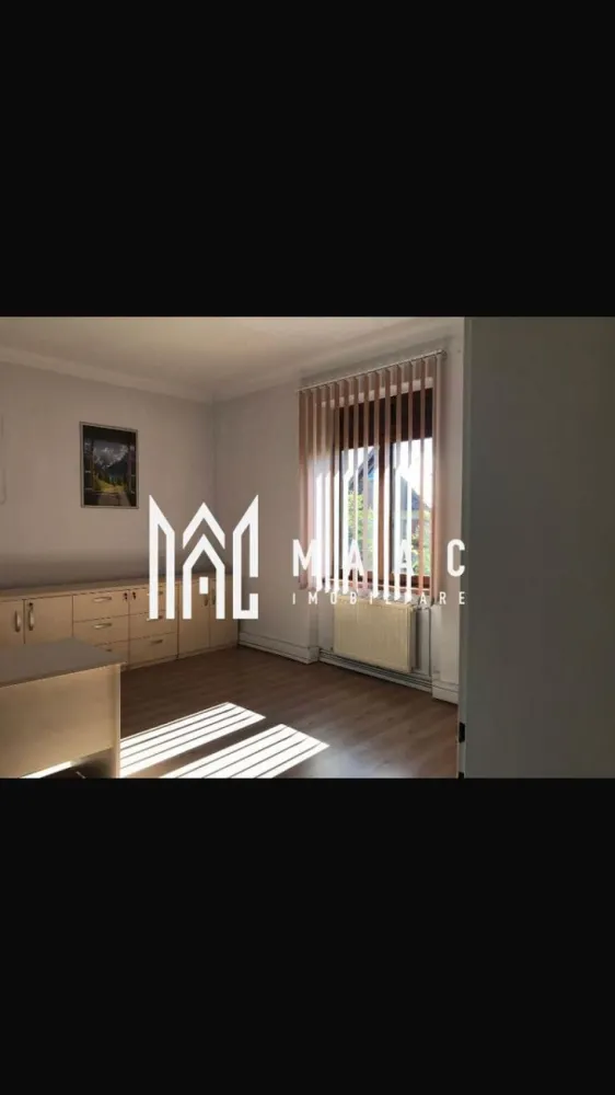Inchiriere | Spatiu pt birouri | 4 camere | Calea Dumbravii - De închiriat: Spațiu pentru birouri – Calea Dumbrăvii, vizavi de sediul NATO Maac Imobiliare ofera spre închiriere un spațiu generos, ideal pentru activități de birou, situat într-o casă cu amplasare excelentă – pe Calea Dumbrăvii, chiar vis-a-vis de sediul NATO. Detalii spațiu: Suprafață totală: 110 mp Compartimentare: 4 camere decomandate, luminoase și bine proporționate Destinație: exclusiv pentru birouri Zonă liniștită, cu acces facil către centrul orașului și principalele artere rutiere Locație premium, ideală pentru firme care își doresc o imagine profesională și o adresă de prestigiu. Pentru mai multe detalii va rugam specificati telefonic ID: CP2717796