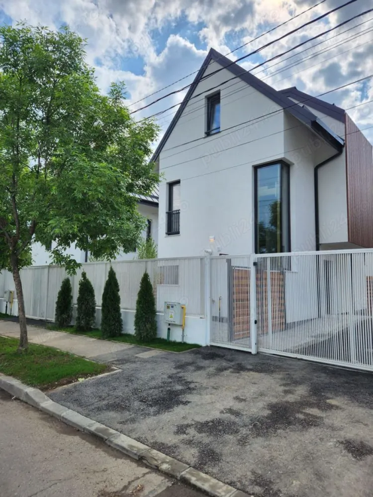 Case de vanzare Bucurestii Noi Straulesti - Va prezentam spre vanzare un nou proiect imobiliar realizat de EMsia Construction Koncept, WHITE RESIDENCE, un complex deosebit, privat, format din 9 case single si cuplate.
 Toate finisajele interioare sunt de calitate superioara (gresie, faianta, parchet, obiecte sanitare, usi, etc.), sunt incluse in pretul caselor, acestea se predau la cheie si dispun de toate utilitatile necesare (apa-canal, gaze, curent, acces fibra optica Digi).
 Casele sunt economice energetic fiind prevăzute cu încalzire in pardoseala, sistem termic si fonic foarte eficient ce asigura o temperatura constanta tot timpul anului cu un consum minim de energie. Bransament electric 25 kw, posibilitate montare panouri fotovoltaice infrastructura deja existenta, priza incarcare auto putere 25 kw.
 Accesul in complex este automatizat si supravegheat video. Curtea este amenajata, iar fiiecare casa dispune de 2 locuri de parcare.
 WHITE RESIDENCE este situat intr-o zona linistita dar care raspunde tuturor nevoilor practice, precum accesul facil catre statiile de transport STB, Metrou, DN1 si DN7, Gara, Aeroportul Otopeni , magazine in apropriere. 
Detalii proiect:
Localizare: Bulevardul Petrila, Nr. 7A-7E, Bucuresti, Sector 1.
Regim inaltime: P+1E+Pod
Suprafata utila: 105 mp
Gradina amenajata+ doua locuri de parcare 
 Parter: avem un hol elegant, grup sanitar, bucatarie moderna open-space, living luminos cu iesire direct in gradina amenajata.
 Etaj: acces prin scara de lemn, hol, 2 dormitoare spatioase, baie prevazuta cu cada pentru un plus de rasfat dupa o zi agitata.
 Podul: acces prin scara de lemn, hol, 2 dormitoare spatioase, baie prevazuta cu cabina de dus.

 Investeste in casa ta, intr-un stil de viata : prima casa la pret special de lansare proiect de doar 235.000 de euro (fa ra TVA).

Planifica o vizionare!