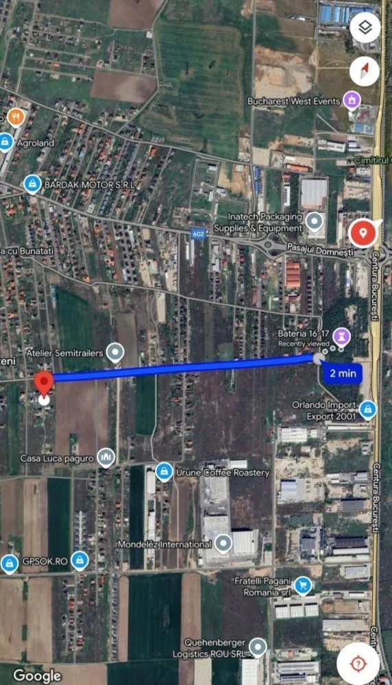 Teren intravilan Clinceni Str. Ortansei la 2 min de centura București - Poziție foarte bună, în 2 min ajungi pe Prelungirea Ghencea.
Utilități la poartă, deschidere la stradă de 13.8m.
Îngrădit laterale după cum se observă și-n poze.
Necesită doar curățare de vegetație și îngrădire spate + poartă în față.
Pentru cine cunoaște zona, aveți și poză cu locația.
Dacă sunteți interesat și dispuneți de capital, fără să ne pierdem timpul, accept și negocierea prețului în limita bunului simț.