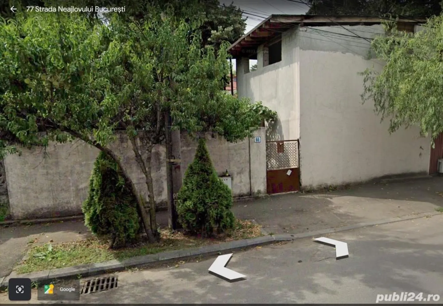 Vand casă cu teren. - URGENT !!!
Vând casă cu teren de 345 mp ,pe Stada Neajlovului ,Nr 66 ,Sect 1 Bucureşti, PROPRIETAR, deschiderea imobilului 
 față( Stradal) lățime 11,81mp ,spate 11,27mp, lungime 29,68 mp .Locuință în formă de U,casa are 4 camere,2 bai ,un Grup Sanitar şi o constructie de casă Garaj cu etaj neterminat.
 C1+C2+C3 Hol-12,6 mp ,1) Cameră-15,8 mp, 2) Cameră-18 mp, 3) Cameră-14,5 mp, 1) Baie 6,1 mp, Bucătărie -13 mp; 4) Cameră-10,7 mp, 2) Baie-4,2 mp, Grup Sanitar-2,2mp .
 C4 O construcție de casă cu etaj Garaj Suprafața - 48 mp.Neterminată
Utilitati = gaze ,curent ,canalizare,tv și internet .Cadastru și Intabulare la zi.
 Pret pe mp 609 E . NEGOCIABIL