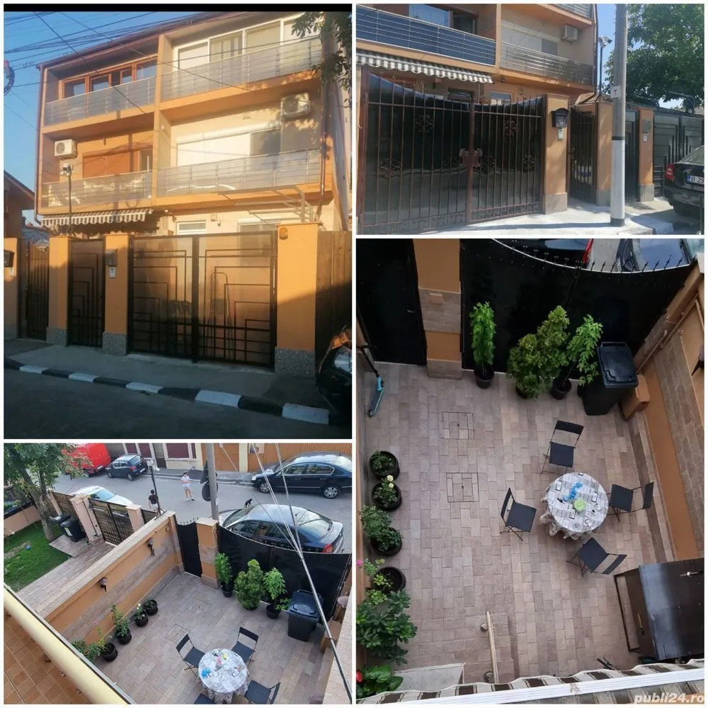 Proprietar vând Duplex în București sector 3, mobilat și utilat complet, cartier exclusiv de case - Proprietar vând Duplex în București sector 3, mobilat și utilat complet, situat într-un cartier compus exclusiv de case (unele construite recent, alte mai vechi), însă într-o zonă liniștită, pe o stradă cu puțin trafic auto, aproape de Parcul Pantelimon din Șoseaua Gării Cațelu - Cartierul 23 August 
(P+1+M 219 mp construiti 187 mp utili) Preț 289900 euro.

Ești în cautarea unei case mult mai spațioase, gata sa te muți în ea, fiind
deja mobilată și utilată ? Vei beneficia de o suprafață căreia îi vei da întrebuințare la alte standarde decât unui simplu apartament mare dintr-un bloc, fie el și unul nou.

Referințe despre imobil:
- a fost construit în intervalul 2009-2010 și dat în folosință la începutul anului 2011;
- suprafața desfasurata este 219 mp (P+1+M) + pod circulabil 30mp, 125 mp teren, amprenta casa 73 mp + 52 curte (25 mp în partea din față și 27 mp în spate); 
 - imobilul este decomandat și are suprafața utilă de 187 mp având următoarea componență: 4 dormitoare mari (19-20mp), 1 living cu zonă de dining (37mp), 1 bucatarie (11 mp), 3 băi (1 grup sanitar 3mp la parter, 1 baie de 6mp care are cabină de duș la etaj și 1 baie de 5mp cu cadă la mansardă);
- structura este din beton cu caramidă, înălțimea de la parter este de 3m, iar etajul si mansarda 2,75m;
-tâmplăria și geamurile de termopan sunt premium de culoare alb, cu obloane în culoarea stejarului;
- ușa metalică de la intrare are 
luminator deasupra și grilaj, gamă premium, de culoarea lemnului de stejar, brand Maco-model Nobila L+;
- atât fațada (la parter integral și la etaje parțial), cât și zidurile gardului sunt placate cu gresie de exterior tip piatră; 
- curtea este pavată cu gresie tip piatră;
- acoperiș tiglă metalică;
- vopsea exterioră decorativă premium, foarte bine întreținută;
- dispune de centrală termică pe gaz, înlocuită în anul 2023, brand Immergas, model Victrix Tera 32;
- generator electric diesel cu pornire automata, montat în curtea din față;
- corpuri de iluminat exterioare pe fațadă și garduri;
- două copertine actionate electric la gradina din fața și cea din spate;
- dispune de aparate de aer condiționat în fiecare cameră, inclusiv în bucatarie;
- uși premium, parchet stratificat, gresie plăci mari, faianță porțelantă, obiecte sanitare, prize și întrerupătoare modulare Gewiss;
- sistem de supraveghere video, alarmă, videointerfon pe fiecare etaj, poartă cu telecomandă;
- mobiler din lemn masiv, brand Mobexpert, gamă Louis Philippe;
- canapele și fotolii piele naturală maro închis brand Mobexpert;
- covoare, perdele, galerii, tapet achiziționate din Mobexpert;
- bucătărie pe comanda din lemn masiv, utilată cu aparatură Franke si Electrolux;
- lustre si corpuri de iluminat marca Eglo;
- mobiler de gradină Mobexpert;

Planul casei:
Parter - hol acces, bucătărie, living+dining, wc de serviciu, camară, casa scarii;
Etaj - 2 dormitoare (fiecare cu balcon) + o baie cu cabină de duș + un dressing; 
Mansarda - 2 dormitoare, cel de la stradă are terasă închisă în sticlă cu uși glisante și cu mobilier de gradină, iar cel de pe spate are balcon + o baie cu cadă
Podul - are mobilier, chiuvetă, calorifer, fereastra Velux

Puncte de reper:
Cartier 23 August Șoseaua Gării Cațelu Dedeman Pantelimon 
Lacul Pantelimon Parcul Pantelimon Hala Laminor Republica, P-ța 23 August, Carrefour Pantelimon (fost Cora), Mobexpert Pantelimon, Brico Depot, Rams Business Center, Școli de stat nr. 78, nr. 67, nr. 47, Grădinița de stat nr.187, Școala privată ISB - International School of Buchares Kaufland și Lidl din B-dul Basarabia, acces rapid pe str.Drumul Intre Tarlale catre Titanul Nou B-dul Pallady, Școala privată ICHB ( Liceul International de Informatica Bucuresti) foarte aproape de ieșirea spre: Autostrada Soarelui orașul Pantelimon Cernica Brănești, cât și către Centura Bucureștiului.

Mijloace de transport public în proximitate:
- Metrou Magistrala M1 stația Pantelimon sau Republica
- Autobuze 246 și 103

Duplex-ul este pretabil atât ca locuință familială, cât și ca sediu pentru firmă,  putându-se transforma cu ușurinta în grădiniță, after school, cabinet medical, cabinet notarial de avocatură, birou de arhitectură sau ca și investiție imobiliară care poate fi ulterior închiriată.

Prețul este 289900 euro, ușor negociabil. 
Este un preț rezultat ca urmare a unei analize de specialitate avându-se în vedere prețul terenului în zona de referință, costul manoperei și a materialelor de construcție, a îmbunătățirilor de care dispune, cât și a tarifelor practicate pe piața imobiliară în cazuri similare pe o distanță rezonabilă ca proximitate. 

De preferat ar fi să fiu contactat direct de cumparator.

Uităte-te și la poze! 
Iar dacă vrei o schimbare și iți place CONTACTEAZA-NE!