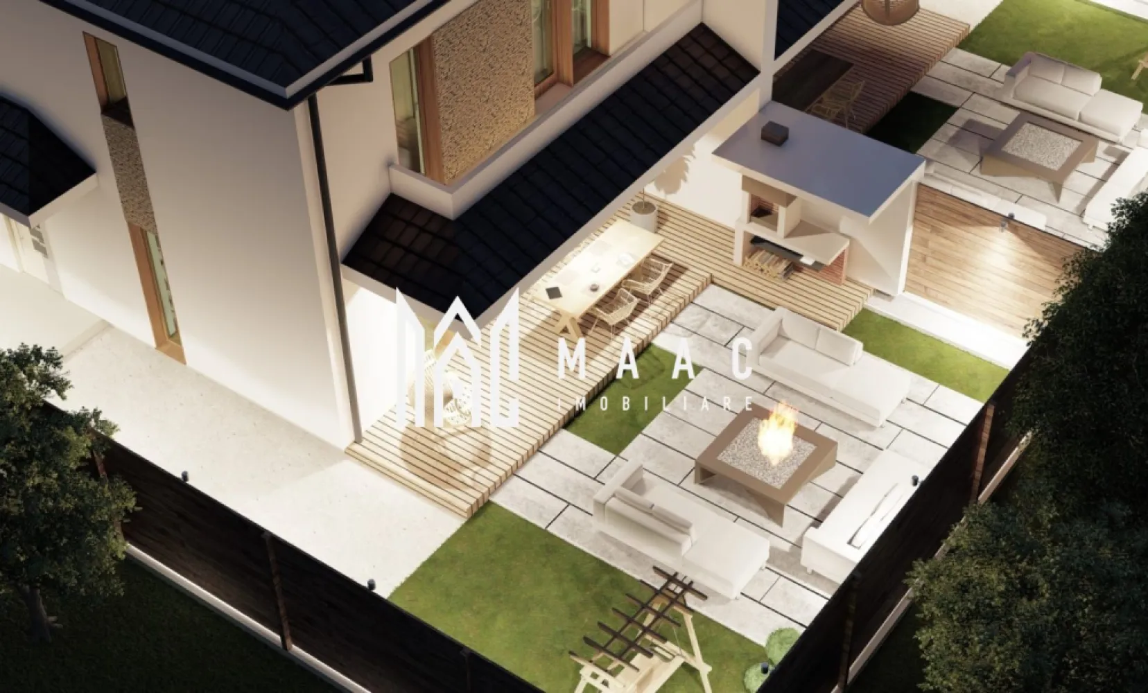 Casa Individuala | Selimbar | 120MPU | 320MP Teren | Terasa - MAAC Imobiliare vă propune spre vânzare o casă individuală cu teren aferent de 320 mp, din care curte și grădină liberă 220 mp, situată într-o zonă liniștită, majoritar de case, cu acces rapid către puncte de interes importante.

Imobilul are regim de înălțime P+E+Pod și o suprafață utilă de 120 mp, fiind compartimentat eficient pentru confortul unei familii.

Compartimentare:

parter:
-living
-bucătărie
-baie
-cameră tehnică
-spațiu de depozitare
-antreu
-terasă mare acoperită

etaj:
-hol
-3 dormitoare
-1 baie

Podul poate fi utilizat ca spațiu de depozitare, fiind prevăzut cu 2 geamuri tip luminator și instalație electrică. Accesul între niveluri se face pe scări din beton, iar între etaje există placă de beton izolată cu polistiren extrudat, asigurând izolare termică și fonică.

Casa se predă la interior la stadiul de alb, cu următoarele dotări:
-încălzire în pardoseală cu distribuitor, automatizare și pompe la parter și etaj
-alimentare pentru termostat în fiecare încăpere
-instalații sanitare
-instalații electrice cu tablou și siguranțe pe fiecare nivel
-centrală termică în condensare
-geamuri termopan culoare POLAREICHE, profil PVC 5 camere, 3 foi de sticlă
-pereți tencuiți, tinci și zugrăviți cu lavabilă albă
-ușă termopan la intrare
-ușă acces terasă / grădină

La exterior, imobilul se predă cu:
-izolație termică cu polistiren de 10 cm, tencuială și lavabilă de exterior
-jgheaburi și burlane conectate la pluvială
-pervaz la geamuri
-alimentare pentru camere de supraveghere și alarmă
-sistem de iluminat exterior
-poartă acces pietonal cu alimentare pentru interfon
-poartă culisantă pe șină pentru acces auto, cu alimentare pentru automatizare
-curte pavată, cu alee pietonală și locuri de parcare

Facilități în zonă:
-Shopping City Șelimbăr – 5 minute
-ieșire la autostradă – 3 minute
-școală și grădiniță
-teren de sport
-magazine alimentare și nealimentare

Această casă individuală reprezintă o oportunitate pentru cei care caută o locuință nouă, bine compartimentată, într-o zonă rezidențială liniștită și bine conectată.

Pentru mai multe detalii, vă rugăm să menționați numărul CP2687845 la telefon.