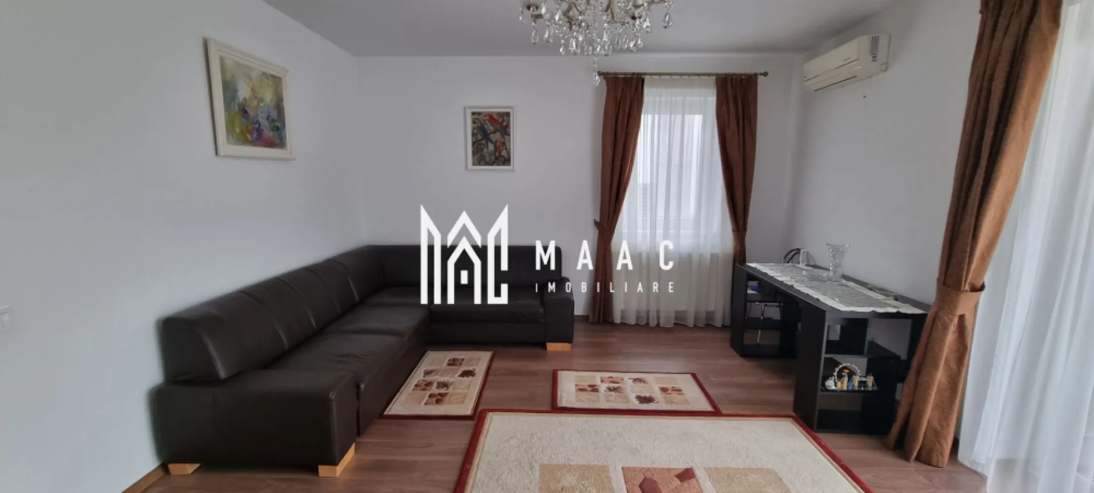 Apartament 2 camere I 76mpu I Etajul 1 I Sub Arini - MAAC Imobiliare vă propune pentru închiriere un apartament deosebit, situat în proximitatea parcului Sub Arini, una dintre cele mai apreciate zone din Sibiu.

Acest apartament se află la etajul 1 al unei vile recent construite, beneficiind de parcare privată. Construcția este amplasată în interiorul terenului, oferind astfel un spațiu privat și liniște deplină.

Caracteristici principale:
- Suprafață generoasă: 76 mpu, inteligent compartimentată.
- Hol de acces, cu spațiu pentru depozitare.
- Bucătărie închisă, complet echipată.
- Baie, cu geam pentru aerisire.
- Living spațios.
- Dormitor generos.

Apartamentul se închiriază complet mobilat și utilat.
Dotări moderne, confort sporit.
Ideal pentru cei care caută o locuință complet utilată, într-o zonă privată.

Condiții de închiriere:
- Închiriere pe termen lung.
- La semnarea contractului, se achită chiria in avans și o lună garanție.
- Nu se acceptă animale de companie.

Parcul Sub Arini este ideal pentru plimbări cu bicicleta sau role și diverse jocuri de agrement. În imediata sa apropiere se află stadionul municipal Sibiu, terenuri de tenis și bazinul de înot Olimpia.

Pentru mai multe informații, precizați că ați văzut anunțul cu ID: CP2319669