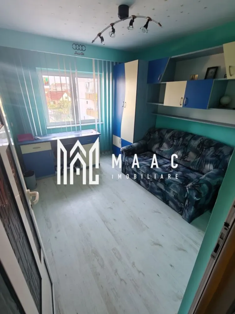 Apartament de vanzare Sibiu 4 camere | Turnișor | decomandat, 2 băi - Apartament cu 4 camere decomandat, situat în Turnișor, Sibiu, pe Aleea Iasomiei, cu 79 mp utili, 2 băi, 2 balcoane și pivniță de 14 mp.

Detalii proprietate:
• Suprafață utilă: 79 mp
• Suprafață construită: 94 mp
• Compartimentare: 4 camere, 3 dormitoare, 1 bucătărie, 2 băi
• Etaj 2 din 4
• An construcție: 2000, apartament în clădire finalizată
• Două balcoane, dintre care unul deschis și unul închis cu geamuri termopan fumurii tip oglindă
• Se vinde complet mobilat
• Centrală termică proprie, geamuri termopan, ușă metalică la intrare, uși interioare din termopan
• Pivniță generoasă de 14 mp

Proprietatea este amplasată în cartierul Turnișor, pe Aleea Iasomiei, în municipiul Sibiu. Localizarea este prezentată direct prin zona și strada anunțului, fără alte repere adăugate în lipsa unor informații suplimentare în datele primite.

Cod anunț CP2656918. Contactați-ne pentru detalii suplimentare și pentru programarea unei vizionări.

Conținut optimizat cu AI, aprobat de agent uman.