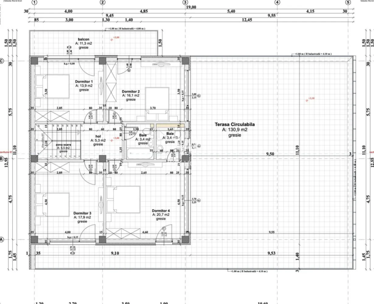 Casa cu piscina interioara si priveliste catre Cetatea Cisnadioarei