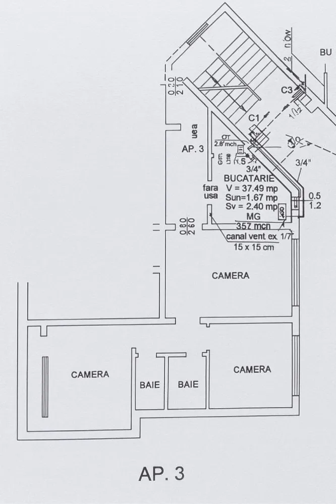 BRASADAS vinde ap 3 cam etaj P/4 în Micro 16. - Agenția imobiliara BRASADAS vinde apartament cu 3 camere in Micro 16 la PARTER cu suprafața de 72 mp.

Caracteristici:
• Compartimentare practică, cu camere luminoase și bine poziționate
• 3 camere + bucătărie + 2 băi
• Suprafață totală: 72 mp
• Apartamentul dispune și de beci
• Situat într-o zonă liniștită, aproape de magazine, școli, grădinițe și mijloace de transport în comun. 

www.brasadas.com.