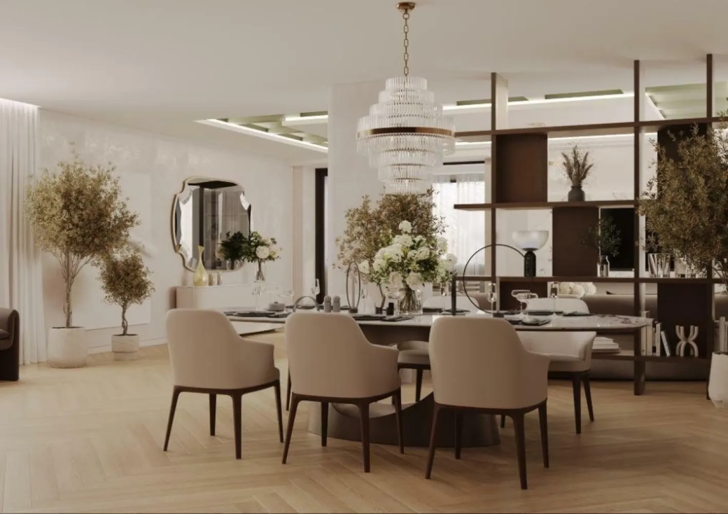 Apartament de lux 300 mp zona Opera RomânÄ/Cotroceni - Verdi Residence - Reşedinţa Verdi, amplasată la etajul 6 şi beneficiind de privelişti panoramice asupra Bucureştiului, îmbină armonios eleganţa contemporană cu confortul exclusivist. Acest apartament luxos, situat pe un întreg etaj, reprezintă alegerea perfectă pentru cei care îşi doresc un stil de viaţă modern şi sofisticat, având acces rapid la toate facilităţile pe care le oferă oraşul.
 Imobilul este situat pe Calea Plevnei numărul 53 in sectorul 1 la 1.5 kilometri de Piaţa Universităţii, in apropierea Operei Naţionale Române si cu acces direct in parcul Facultăţii de Drept. Imobilul a fost construit in 1994 şi refăcut complet in 2024 inclusiv exteriorul, parcarea, şi toate instalaţiile.
 Verdi Residence are vederi panoramice unice ale Bucureştiului către Facultatea de Drept, Opera Naţională, Palatul Parlamentului, Catedrala Mântuirii Neamului, Palatul CEC, şi Grand Hotel Bucureşti (fostul Intercontinental).
 Apartamentul are o suprafaţa utilă de 280 mp cu o suprafaţa construita de 365 mp pe etaj cu patru dormitoare, living, două walk-in dressing, trei băi, baie de serviciu, spălătorie, bucătărie, hol de intrare, şi trei balcoane.
 Accesul în clădire se face prin holul de 120 mp cu recepţie şi acces controlat prin videointerfon şi cod numeric. Uşa de intrare in apartament este de stejar cu încuietori cu puncte multiple de securitate. Holul de intrare in apartament are mobilier personalizat OVO Design şi placaje de ceramică Italia de mari dimensiuni.
Tâmplărie exterioara nouă SchĂźco cu panouri triple de sticla şi gaz argon, şi pervaze exterioare de piatra Vratza. Încălzire cu apa caldă din centrala cu gas a clădirii şi două cazane redundante. Radiatoarele de fonta au termostat individual cu afişaj digital de temperatură. Răcire cu aer condiţionat central Samsung WindFree cu unităţi încastrate în tavane, control Wi-Fi şi unitate centrală situată pe acoperişul imobilului.
 Toate camerele au parchet de stejar triplu stratificat. Placaje de ceramică Italia de mari dimensiuni şi Bisazza in băi şi bucătărie. Uşi interioare Filomuro cu feronerie italiană. Vopsea multi-strat Benjamin Moore şi Caparol in toate încăperile. Cablaj pentru televiziune şi Internet CAT5. Prize şi întrerupătoare Gewiss Chorus One.
Bucătărie are 30 mp cu un perete de sticla cu vedere panoramică, şi complet mobilată şi echipată. Mobilier personalizat OVO Design, insulă şi blaturi Staron, echipamente de bucătărie semi-profesionale Franke, frigider Samsung (650l), şi frigider de vinuri incorporat.
 Băi cu geamuri exterioare, inclusiv cu vedere panoramică şi încălzire în pardoseala cu termostat individual. Placaje de ceramică Italia de mari dimensiuni cu plăci de 120 x 240 cm. Chiuvete Vileroy & Boch, Flaminia şi robineţi Hansgrohe, Grohe şi Blaufoss. Iluminare tavane Barisol cu oglinzi si aplice de perete instalate. Mobilier personalizat OVO Design, cabine de duş cu pereţi de sticlă securizată, anti-strop şi echipate complet, cadă de baie, vase de WC cu spălare Ineo sau clasice Vileroy & Boch. 
 Walk-in dressing cu mobilier personalizat şi corpuri de iluminat. Cameră de spălătorie cu conexiuni pentru maşina de spălat şi uscător cu instalare suprapusă. Terasa livingul este închisă cu foi de sticlă mobile pentru a fi utilizată tot anul.
 Randările sunt realizate in scop de ilustrare cu mobilier care poate fi furnizat la cerere contra cost. 
 Vizitati operparkresidences.ro pentru un tur virtual şi detalii suplimentare.