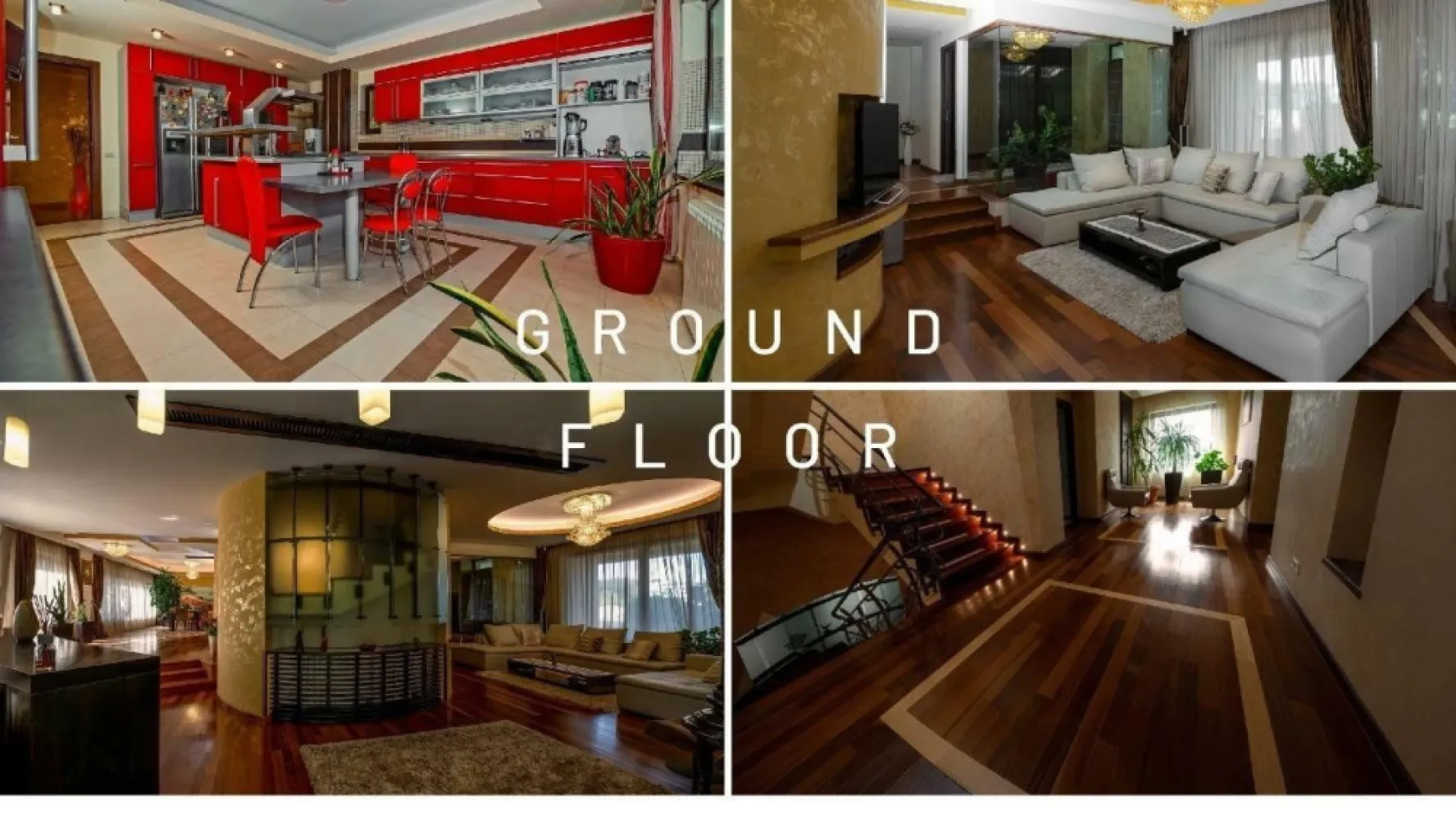 Gradina Japoneza SPA Crama Teren Tenis Foisor Iaz Pesti .. - Vila unica in Romania, situata in zona Mall Baneasa, Sector 1.
Vila, compusa din 4 dormitoare si mai multe zone de relaxare si recreere are o suprafata toatala de 1260 mp. fiind construita din beton armat si caramida si avand geamuri mari si luminoase. 
Vila se afla pe un teren cu o suprafata de 2548 mp. 
Unicitatea acestei resedinte de lux este reprezentata prin: 4 locuri de parcare in demisol si 3 locuri de parcare in exterior, teren artificial de tenis de 475 mp, foisor extravagant de 88mp cu zona de gratar si iaz de pesti koi ce pot fi observati pritr-o podea de sticla suspendata, piscina de 14 metrii lungime si gradini cu diferite tematici atat orientale cat si locale ce contin cateva exemplare de arbori si plante capabile sa faca parte din orice gradina botanica din jurul lumii, pastrand echilibrul perfect intre natura si bunul gust urban.
Casa este alcatuita din zona de homecinema, un bar semirotund ce ofera privelisti superbe asupra orasului si ofera posibilitatea de a urmarii un meci de biliard alaturi de prieteni si familie. Alte zone ce ofera unicitatea acestei locatii exclusivie sunt compuse din zona spa ce include sala de fitness, jacuzzi, sauna, vestiare si dusuri. Crama ofera si ea o viata fara griji avand posibilitatea de a scadea temperatura ambientala pana la -3grade. Finisajele interioare sunt intr-o stare impecabila si de cea mai buna calitate imbinand calitatea produselor europene intr-o nuanta calduroasa. Cele 9 unitati sanitare sunt gata sa deserveasca orice numar de invitati iar cele 2 bucatarii pot indeplinii criterile oricarui chef.
Casa este echipata cu 20kW panouri solare cu certificat de prosumator ce deservesc 90% din consumul de curent. Totodata, cele 6 panouri solare pentru apa calda sunt dublate de centrale pe gaz ce ofera incalzirea pe timp de iarna. 
Vara casa este racita cu ajutorul unui chiller central ce distribuie energia terminca prin ventiloconvectori creand o clima ambietala continua.
Www.brasadas.com.