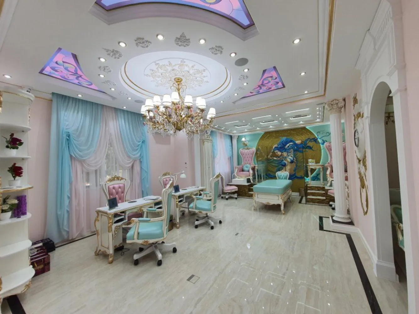 Vanzare Salon Infrumusetare de lux in Baneasa - Se vinde la cheie salon de frumusete de lux in zona Baneasa-Sisesti in complex rezidential Green Lake.

Posturi disponibile:
Coafor 2 scaune sau 1 coafor si 1 make-up 
Scafa 1 buc
Manichiura 4 posturi
Pedichiura 2 posturi
Gene false 1 pat
La subsol se mai pot amenaja 2 camere pentru cosmetica sau remodelare corporala.
Camera de sterilizare dotata la cele mai inalte standarde posibile!

Salonul detine vestiar si baie separata pentru angajati si clienti. Detine toate avizele necesare!

Salonul detine 3 locuri de parcare in fata acestuia.

Se poate vedea turul 3D a salonului aici: 
Sau dati clic pe vezi pe harta ; iar apoi selecteaza ;Street View 

Se vinde afacere la cheie in zona Baneasa-Sisesti. Salonul se afla in cartier rezidential Green Lake.

DIRECT DE LA PROPRIETAR! FARA COMISION!!!