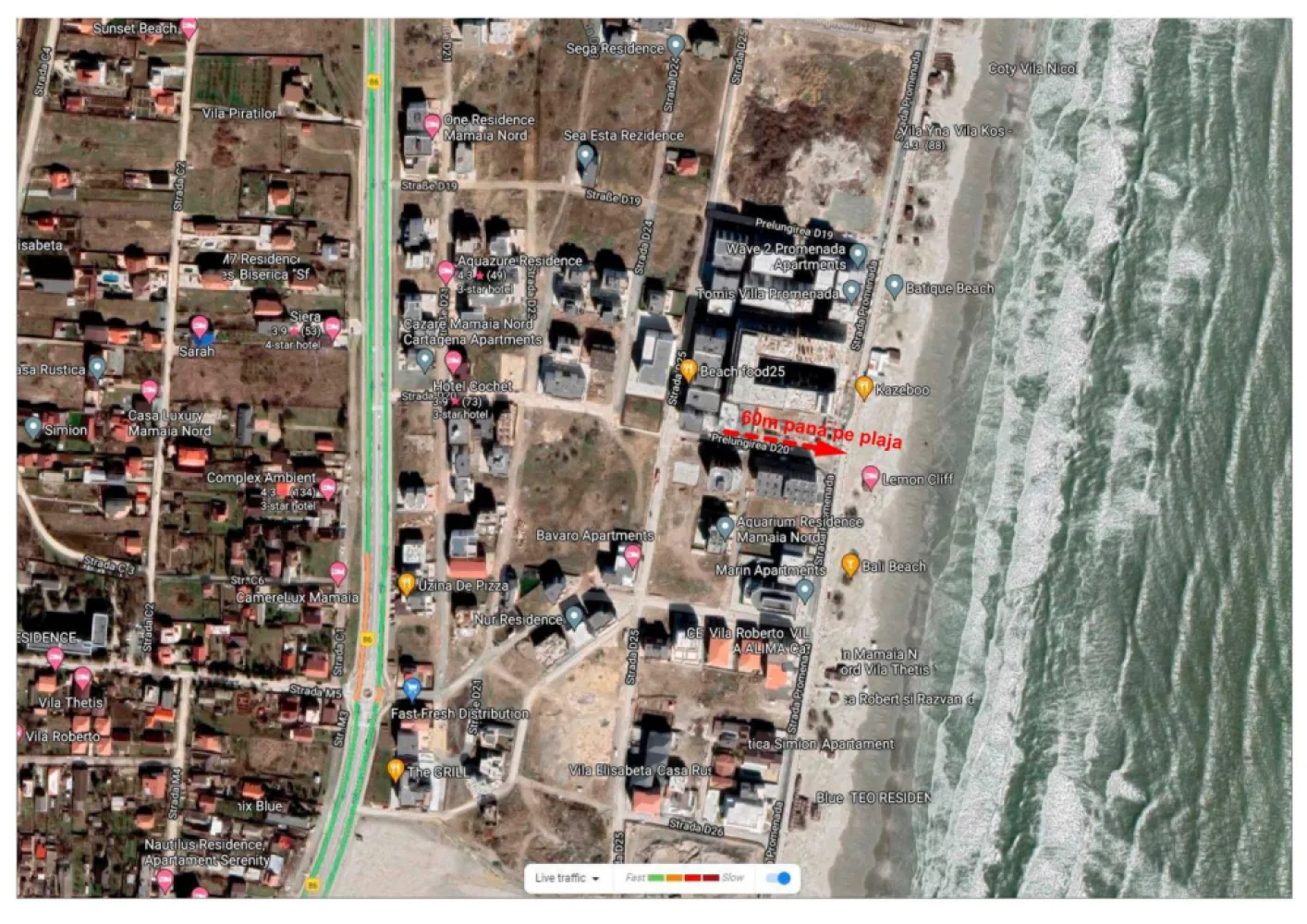 Vand Studio Mamaia Nord 65000 euro - - Proiect finalizat, receptionat si intabulat 2021
- Aflat la 60 de metri de plaja Stefan Building
- Toate finisajele incluse in pret, travertin, aer conditionat, usa metalica, termopan, obiecte sanitare
- Cladirea este placata cu travertin
- Cladirea beneficiaza de lift
- Proiectul beneficiaza de locuri de parcare pentru fiecare apartament in parte(35 Locuri)
- Fara taxa de complex