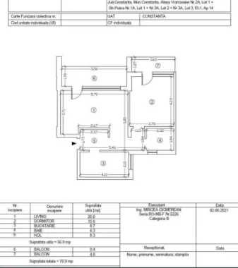 Finalizat-Ap 2 camere Bd Mamaia