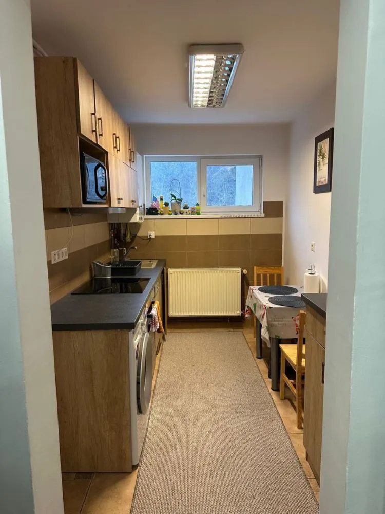 Apartament 2 camere Grigorescu Donath etaj 5/10 - Persoană fizică vând apartament cu două camere decomandate, balcon închis cu termopan. Strada Donath, la doi pași de malul Someșului. Școli, grădinițe, Profi non-stop, stație bus, foarte aproape. 

Instalație electrică schimbată.
Sanitare schimbate.
Centrala termică proprie.
Se vinde mobilat și utilat (TV, mașină de spălat vase, mașină de spălat, frigider).

Agentiile pot prelua anuntul dar nu ofer comision.