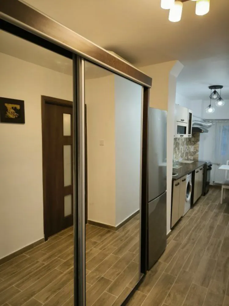 BRASADAS închiriază garsoniera tip Studio Mall Vitan. - Agenția imobiliara BRASADAS închiriază studio, etaj 2 din 8.

Blocul a fost anvelopat impreuna cu lifturile in 2023.
Locuinta este decomandata si se desfasoara pe o suprafata de 41 mp utili astfel:
-Hol intrare
-Baie
-Bucatarie
-Camera 
-Balcon inchis

S-a renovat in totalitate (2024) - a doua inchiriere.
Facilitati: aer conditionat pozitionat pe hol, masina de spalat achizitionata in iulie 2024, frigider achizitionat in iulie 2024, aragaz, obiecte sanitare de calitate, TV achizitionat in iulie 2024.