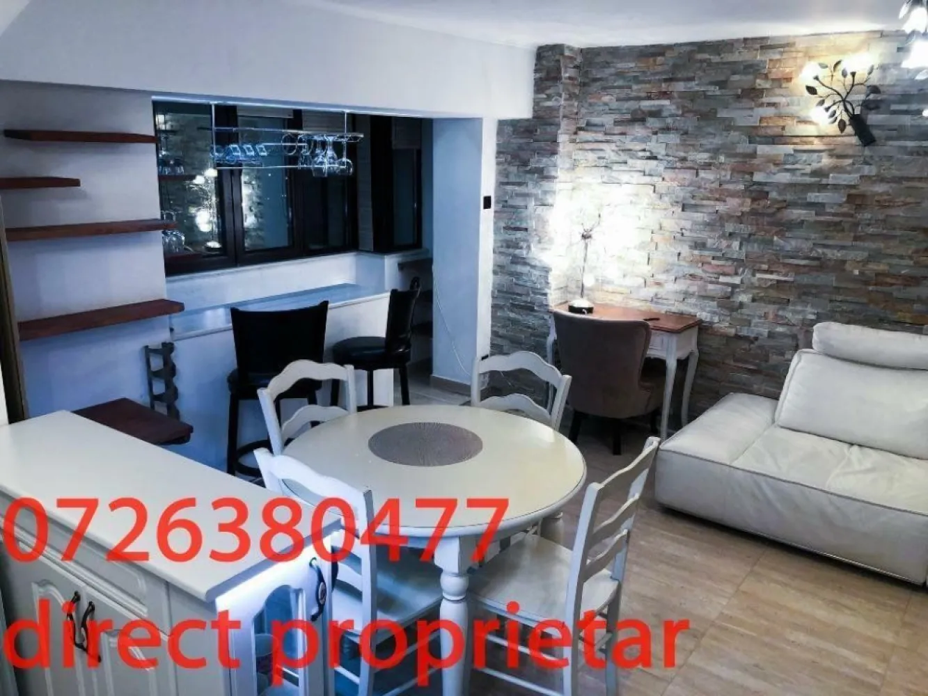 vand garsoniera lux - Garsoniera este de exceptie, mobilata si utilata, cu finisaje si dotari de lux:
Mobilier de lemn, podea de travertin, masina de spalat, televizor, frigider, bar, internet, sifonier foarte spatios, multe spatii de depozitare. Se vinde cu tot ce este inauntru.
Blocul este in curs de reabilitare. Zona este relativ linistita. Este aproape de metrou Timpuri Noi plus alte mijloace de transport.