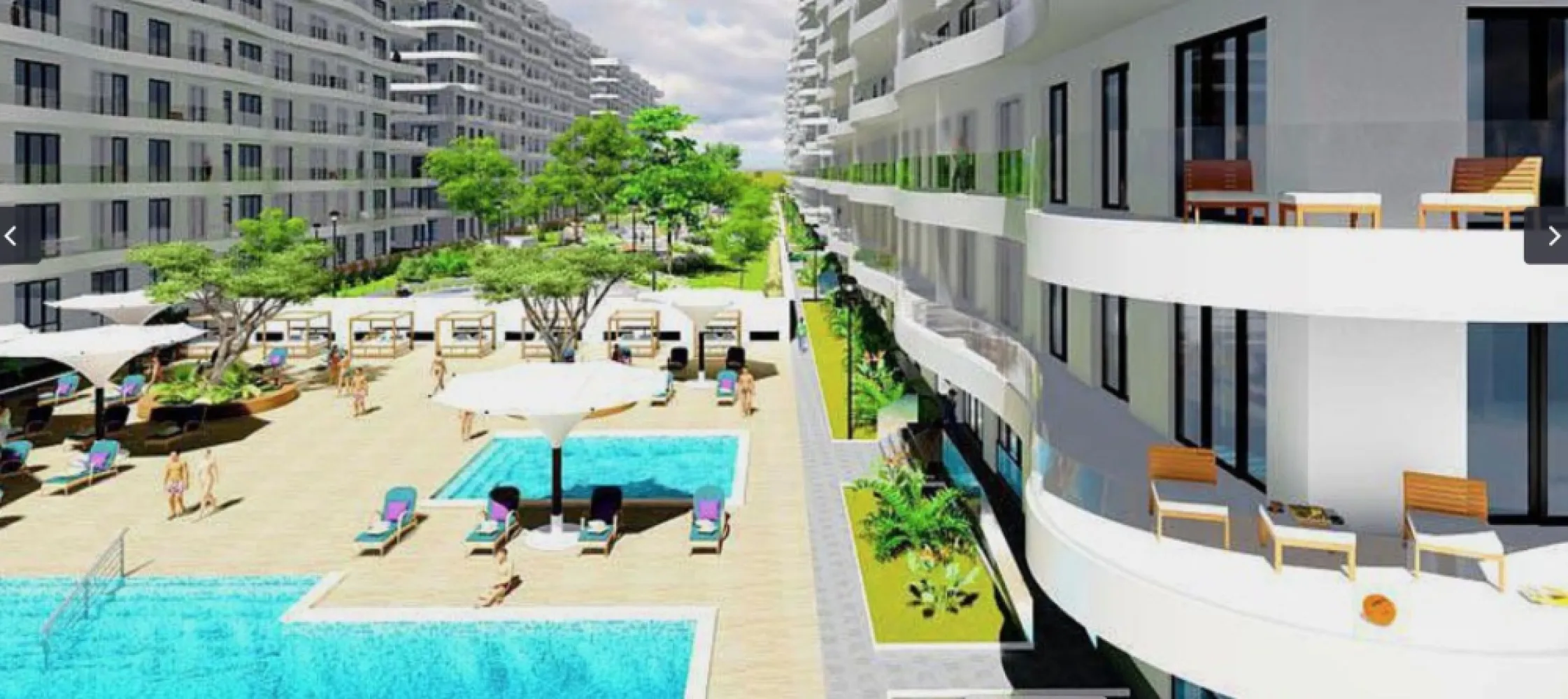 Studio 38 mp + Terasa 12 m Vedere la mare Direct Dezvoltator Mamaia Nord