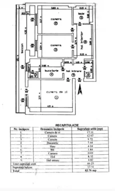 Apartament Independentei 84 mp