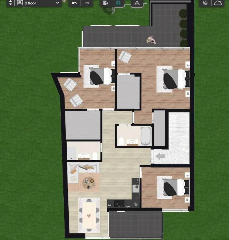 Dezvoltator, 4 camere, 106 mp utili, bloc boutique 7 apt Parc Circului - Apartament 4 camere, pe 2 etaje , etaj 1 + etaj 2, disponibil si penthouse, tot etajul 3. Dispune de 3 dormitoare, 2 bai! Asti Ville - la doar 200 m de parcul Circului, cu 2 apartamente pe etaj, camere luminoase, bai complet utilate, bloc boutique 7 apartamente, zona foarte linistita, selecta, finalizare iuiie 2025.

Disponibile 2 apartamente de 4 camere: unul la etaj 1+ etaj 2, scara interioara, suprafata utila 106 mp, sau penthouse tot etajul 3, 128 mp utili, la acelasi pret, schitele atasate.

Localizare: Str Sfanta Treime nr. 3A
Optional: Locuri de parcare subterane 15.000 eur + tva, cu conectare auto electrica pe contorizarea apartamentului. Pethouse-ul dispune si de 2 kw fotovoltaice incluse in pret. 

Key points:
- imobil robust, P+2+M, 7 apartamente
- compartimentari interioare si exterioare exclusiv din caramida Porotherm!
- casa scarii placata cu granit si mana curenta de inox
- videointerfon
- minim 4 prize / camera, circuite electrice separate pentru consumatori mari ( AC, cuptor electric etc )
- centrala termica proprie 24 KW Ariston cu termostat si comanda prin aplicatie wireless
- incalizire in pardoseala ( sau optional cu radiatoare daca se prefera )
- izolatie caramida porotherm 25cm + vata bazaltica 10cm.
- balcoane sticla securizata privacy glass
- finisaje la alegere in limita buget 100 lei/mp
- tamplarie Salamander cu geam tripan
- pozitionare cardinala: sud, cu balcon
- 2 apartamente pe etaj, fara lift

Zona are multe aspecte pozitive: zona super linistita, fara trafic, parcul Circului este fix peste drum, in apropiere supermarket Mega Image, Lidl, multiple farmacii si restaurante in zona, licee si scoli generale, statie de tramvai si autobuz, troleibuz la 100 m de bloc, acces usor in noua zona comerciala Veranda Mall- Piata Obor cat si Promenada Mall si acces usor spre autostrada A3.

Avans minim 25% la semnare antecontract. Restul la finalizare fie prin credit bancar, fie din surse proprii. Pretul nu include Tva. Se acorda discount suplimentar pentru plata avans mai mare de 25% sau plata integrala.

Nota agentii imobiliare: Nu lucram cu agentii decat in limita a 1.5% comision total, tva inclus. Nu oferim exclusivitate.