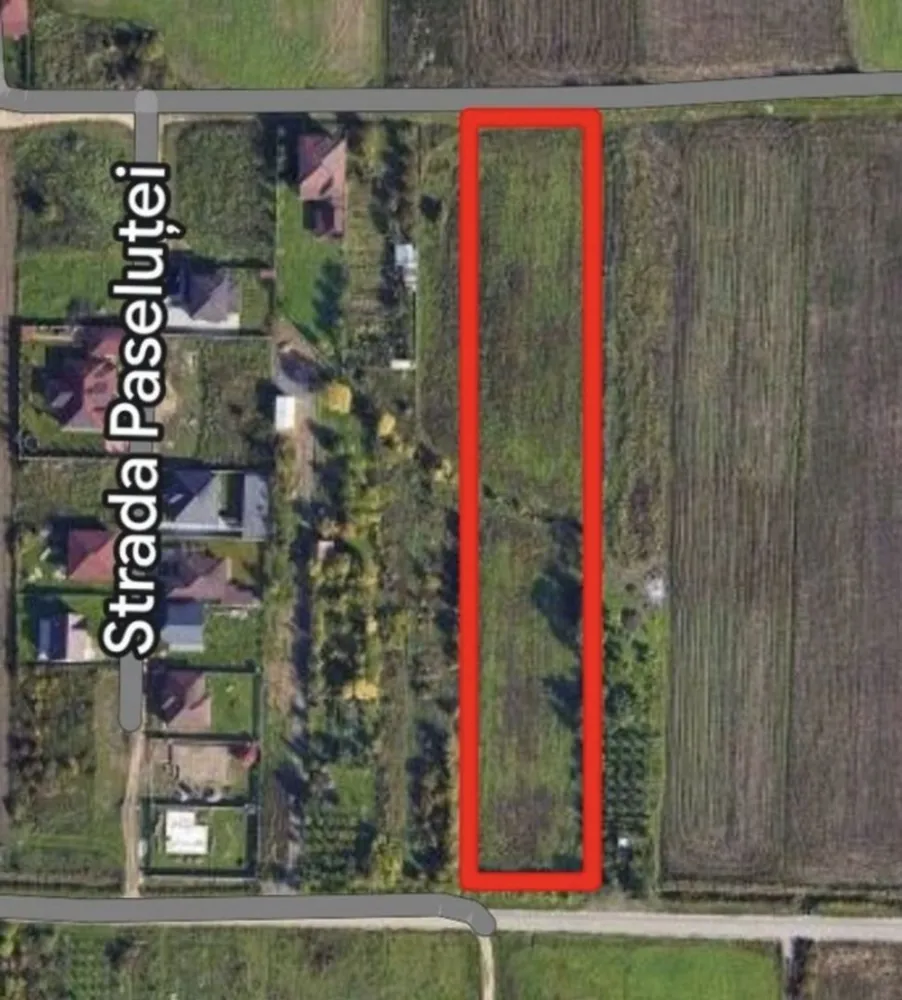 Teren intravilan Paulesti - Vând 96,3 ari teren intravilan in Păulești, limita cu municipiul Satu Mare.
Dimensiuni parcelă 235 m x 41 m. 
Prețul este de 2.000 euro/ar.