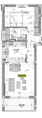 Apartament 2 camere finisat la cheie I 54 mp I Balcon I Parcare
