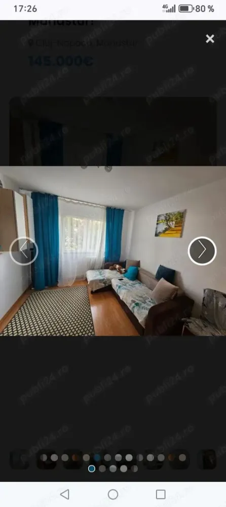 BRASADAS vinde ap. 3 cam in Manastur. - Agentia Imobiliara BRASADAS vinde apartament cu 3 camere, 45 m2, etaj 1/4 în Manastur bloc izolat și cu centrala termica.
www.brasadas.com.