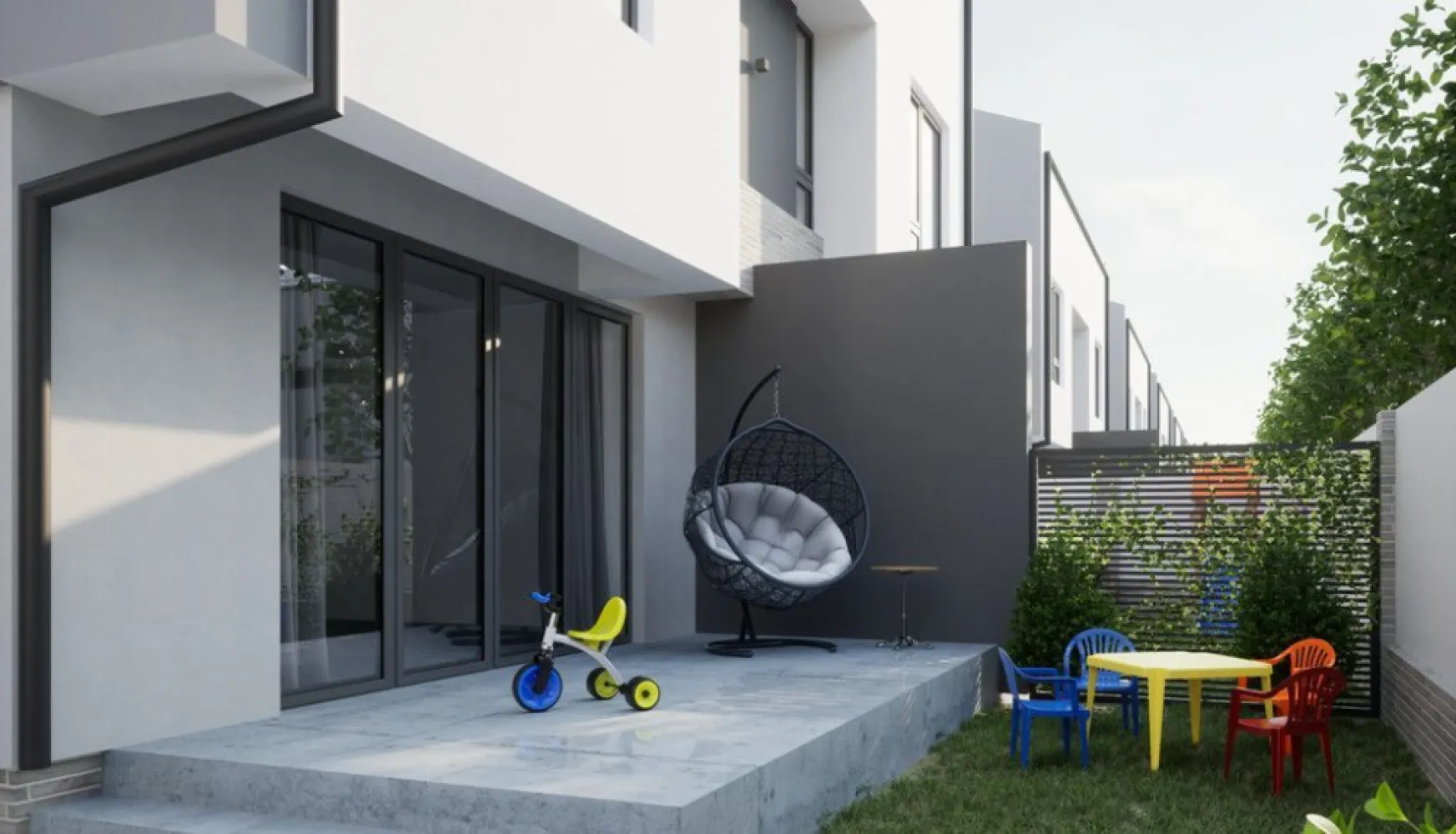 Vile Otopeni-triplex: 110 mp utili + 100 mp gradina- comison 0 - DEZVOLTATOR IMOBILIAR - otopeni-rezidential.ro - vanzare vile Otopeni- cartier privat (inchis) - pret 160.000 euro + tva
> tip triplex - 4 camere + 3 grupuri sanitare: 109 mp utili (120 mp construiti) +100 mp gradina / 10.9 mp tersasa - 2 locuri parcare:
> predare la cheie - centrala termica, 1 x aer conditionat, gresie + faianta, parchet, usi, obiecte sanitare;
> dispunere vila: parter - grup sanitar + hol + living si bucatarie, etaj 1 - grup sanitar + hol +2 x dormitoare, etaj 2 (mansarda) - gup sanitar + 1 x camera;
> complex de vile tip duplex si triplex privat - inchis, cu acces numai pentru locatari sau vizitatori;
> amplasat pe strada Drumull Viilor Otopeni intersectie cu Marin Preda;
> in vecinatatea supermarketului Penny cit si a bazei sportive CS Otopeni;
> racordat la canalizarea orasului, toate utilitatile disponibile - gaz, curent, cablu tva etc.;
> loc de joaca dedicat complexului;
> parcare pivata/ 2 x locuri per locuinta;
> curte privata;
> finisaje de lux;

Mai multe detalii la telefon (sau WhatsApp) sau pe otopeni-rezidential.ro
