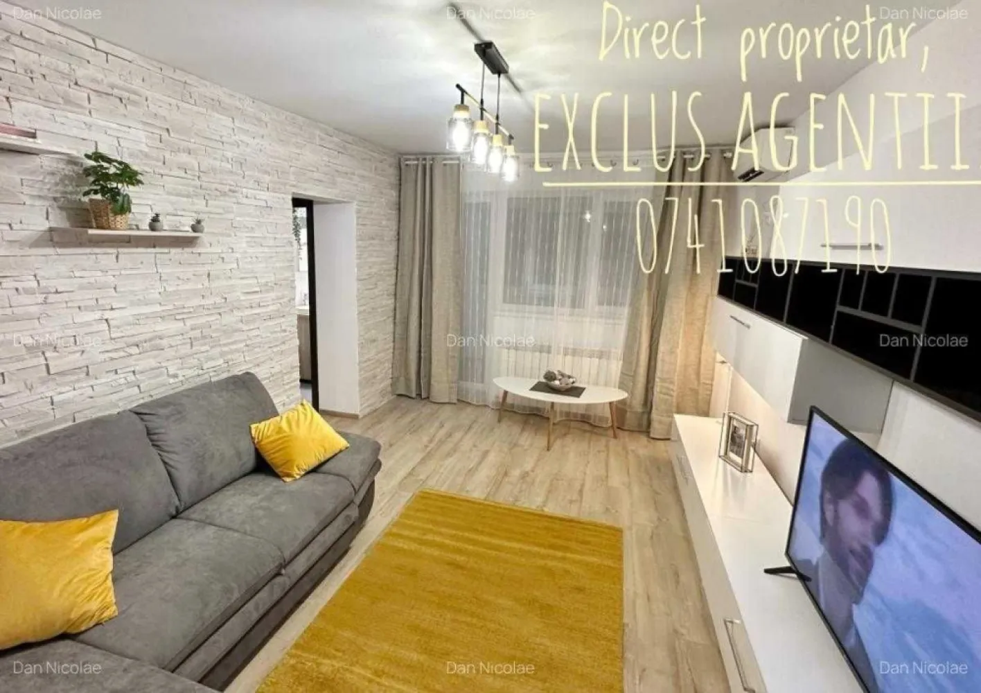 3 cam Tineretului | 4min metrou | Renovat & Mobilat Modern - Apartament spatios de 3 camere cu balcon inchis, situat pe bulevardul Tineretului nr. 21 la doar cateva minute de mers pe jos de metrou (4min Tineretului, 9min Timpuri Noi). Vis-a-vis de parc, cu vedere pe spate si lateral, fiind ferit de zgomotele si praful create de catre bulevard.

*** bloc reabilitat termic in OCT 2024
*** de asemenea, finalizate si reparatiile conductelor de caldura si apa calda

Este mobilat modern, utilat complet:
* instalatie electrica si sanitara inlocuite, mobila noua
* boiler vertical 100L baie
* 2 aparate de aer conditionat cu pompa de caldura Daikin
* masina de spalat, frigider inalt, cuptor electric si plita pe gaz
* 2 tv smart, internet Digi 1gps
* loc de parcare la bulevard (6lei/zi), bloc cu 2 lifturi
* in zona exista gradinita, scoala, liceu, Mega Image, Piata Norilor, cafenele si restaurante.

Exclus agentii, multumesc!
Apartamentul se poate viziona cu o programare in prealabil.