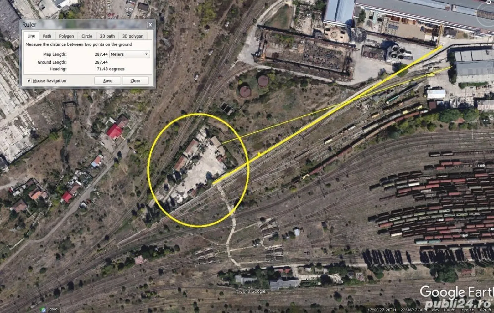 vand teren 5500 mp Iasi - Vand teren in suprafata de 5500 mp , situat intre calea ferata din spatele MITTAL STEEL (fosta Metalurgica), cu acces auto prin zona indistriala , spre Adimet , prin spatele Mittal Steel . Terenul este o platforma betonata 90% , imprejmuit cu gard de beton.Pe teren este construita o cladire noua de birouri in suprafata de 300 mp.Terenul are utilitati de la CFR , curent electric 70 KWsi apa curenta, iar gazul se afla la 200m.Momentan pe teren functioneaza o statie de betoane.
Pret negociabil 650000 euro.
Tel
