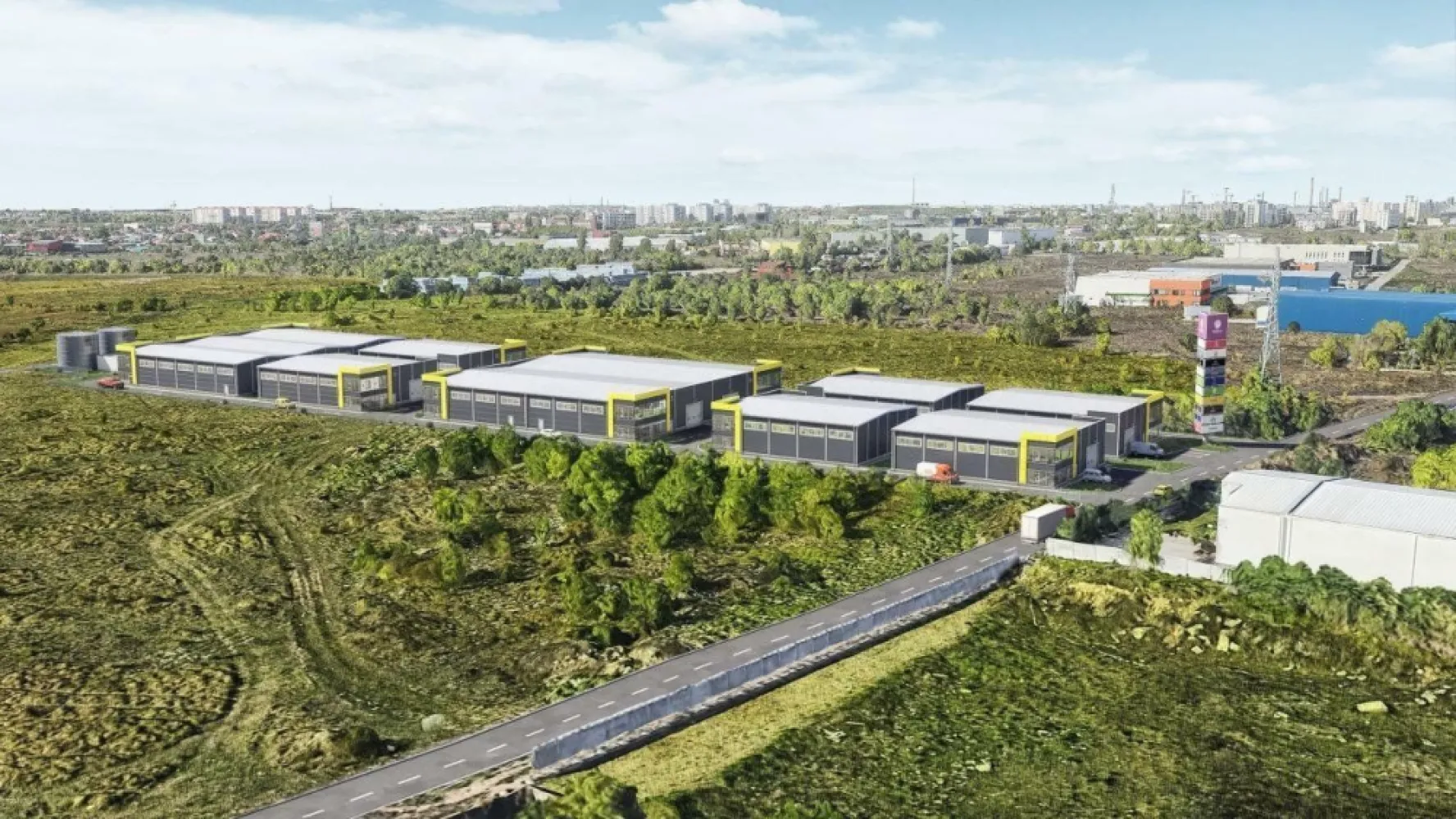 Hala de Vanzare Oxigenului, Pallady - Parc Logistic 2024 - Hala de vanzare in zona de de Est a Bucurestiului compusa din spatii de depozitare si spatii de birouri dispuse la parter si etaj.
Proprietatea este localizata excelent: Str. Oxigenului la 500m, Drumul Intre Tarlale la 700m, Bdul Theodor Pallady la 900m, Centura Bucuresti la 700m. Parcul logistic este pozitionat in interiorul inelului de centura astfel incat beneficiati de acces rapid si facil la orice mijloc de transport public, inclusiv metrou. Zona este in continua dezvoltare, in apropiere se afla alte parcuri logistice, cladiri de birouri si spatii comerciale.
Suprafata totala: 597 mp.
Inaltime minima hala: 6 m.
Suprafata birouri: 157 mp.
Suprafata totala parc logistic: 15.000 mp.
Strucura hala: metal.
Putere instalata: 30 kWA cu posibilitate de suplimentare.
An constructie: 2024
Distanta pana la Metrou Anghel Saligny: 2.500 m
Distanta pana la statia RATB: 700 m
Acces: Drum asfaltat inspre Str. Oxigenului, Drumul Intre Tarlale, Autostrada Soarelui si Centura Bucuresti. Pozitionarea strategica asigura conectivitate rapida si eficienta pentru transportul de marfuri si acces facil la retelele de transport principale.
Dotari: pardoseala elicopterizata, tamplarie aluminiu, centrala termica, finisaje moderne in zona de birouri, hidranti la exterior si la interior, desfumare, detectie incendiu, 3 usi pentru acces pietonal, usa sectionala cu latimea de 4.85 m si inaltimea de 4 m pentru acces TIR, locuri de parcare si spatii verzi.
Halele din parcul logistic urmeaza a fi executate in anul 2024. Va puteti alege hala dorita ce poate fi customizata in functie de cerintele si afacerea dvs. Pretul este in functie de suprafete si optionale (pompe caldura, sprinklere, automatizari, etc).
Instalatiile executate permit autorizarea ISU pentru depozitarea de materiale inflamabile şi autorizaţie de incendiu clasa C. Gradul de rezistenta la foc - II. Mod de depozitare clasificat ST1, ST2 si ST3.
Parcul logistic este construit la standarde ridicate, garantand durabilitate si performanta pe termen lung. In acelasi timp ofera o oportunitate unica pentru investitori si antreprenori care doresc sa profite de avantajele acestei locatii strategice. Proprietatea se afla intr-o zona in continua dezvoltare, oferind potential pentru crestere valorica in viitor.