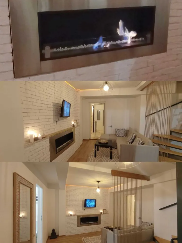 Casa Delea Noua, 5 min Decebal, 10 min m.Muncii, optiune mansardare - Direct proprietar.
Casa in suprafata de 82,4 mp, renovata complet 2024. 
Interior 66,2mp + terasa acoperita de 16,2mp. 
Localizata in sectorul 3, langa biserica Delea Noua, Mega Image (1min), Kaufland (9min), metrou Muncii ( 10 min), blvd Decebal (5 min) , Hyperion (7min), Spital Gomoiu (15 min) , toate de mers pe jos.
4 camere, 2 bai:
Parter: baie cu cada, living cu semineu pe etanol, dining separat cu semineu pe lemne, bucatarie

Etaj: dormitor 1, dormitor 2 cu dressing separat , baie cu dus
Incalzire in pardoseala. Posibilitate mansardare pentru cine doreste inca un etaj. 
Avantajoasa pentru inchiriere pe termen lung ( aproape de metrou si facultate) dar si termen scurt, Airbnb, Booking, avand in vedere nr camerelor si proximitatea metroului.