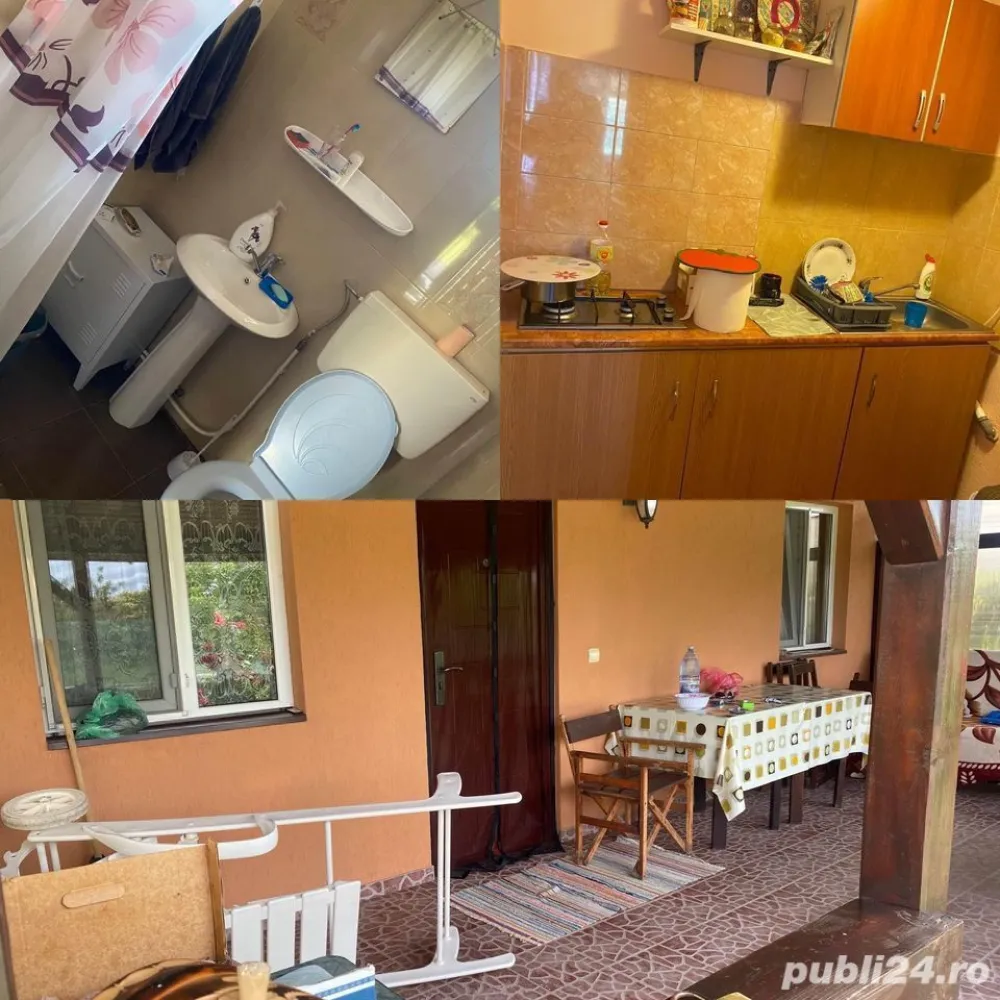 oportunitate cabana la baile termale mihaieni com acas - cabana se afla la 100m de baile termale 
living 2 dormitoare ,baie bucatarie terasa 
peste68mp utili ,500mp teren
fundatie beton,pereti caramida,acoperis tabla, etc