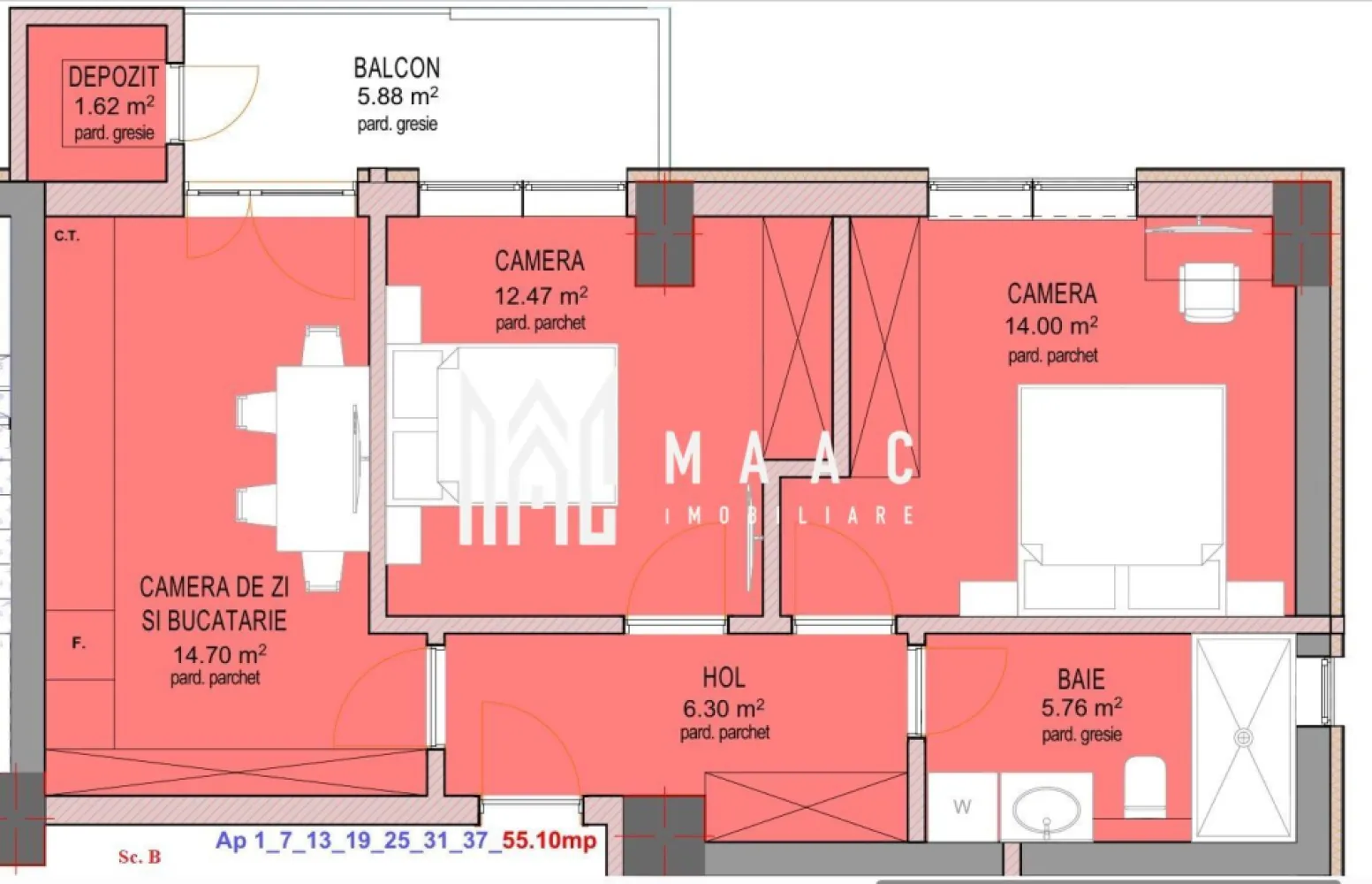 Apartament 3 Camere I Doamna Stanca I La Cheie - MAAC Imobiliare vă invită să descoperiți un apartament situat într-un Ansamblu Rezidențial din Selimbar - Doamna Stanca. 

Acest Ansamblu este realizat dupa cele mai moderne principii arhitecturale. 

Termen de Predare: Februarie 2026 

Prin intermediul MAAC Imobiliare, aveți posibilitatea de a deveni proprietarul acestui apartament modern. Profitați de oportunitatea de a investi într-un cămin care vă definește stilul de viață.

Ansamblul dispune de mai multe tipuri de apartamente, la etaje diferite (parter/ etaje 1-6), suprafete diferite, compartimentate optim.

Posibilitatea alegerii etajului!

Locuintele cu 2 si 3 camere au in componenta un living cu bucatarie open space, 1 dormitor sau 2 dormitoare, hol de acces, baie cu geam de aerisire, balcon cu nisa de depozitare. Incalzire in pardoseala. Centrala proprie.

Pret predare la alb : 89.300 euro + TVA 
Pret predare la cheie: 93.800 euro+ TVA

Pentru mai multe detalii și vizionări, vă rugăm să specificați ID-ul Anunțului: CP2524111