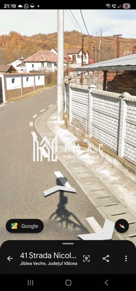 Teren | 1600 mp |Calimanesti | Jiblea - MAAC Imobiliare vă propune spre vânzare un teren cu suprafața de 1600 mp, situat în localitatea Jiblea Veche, județul Vâlcea, într-o zonă liniștită și în plină dezvoltare, foarte aproape de stațiunea Călimănești. Amplasarea oferă acces facil din strada Nicolae Bălcescu, fiind o oportunitate potrivită atât pentru investiție, cât și pentru dezvoltarea unor construcții de tip rezidențial.

Terenul se află la limita intravilanului, ceea ce permite construirea de căsuțe tip A, fiind ideal pentru proiecte turistice sau de vacanță, având în vedere proximitatea față de zona balneară Călimănești.

suprafață teren: 1600 mp
acces direct din strada Nicolae Bălcescu
poziționare la limita intravilanului
posibilitate construcție căsuțe tip A
zonă apropiată de stațiunea Călimănești

Prețul de vânzare este de 11000 EUR, ușor negociabil.

Pentru mai multe informații, vă rugăm să menționați la telefon CP3051868.