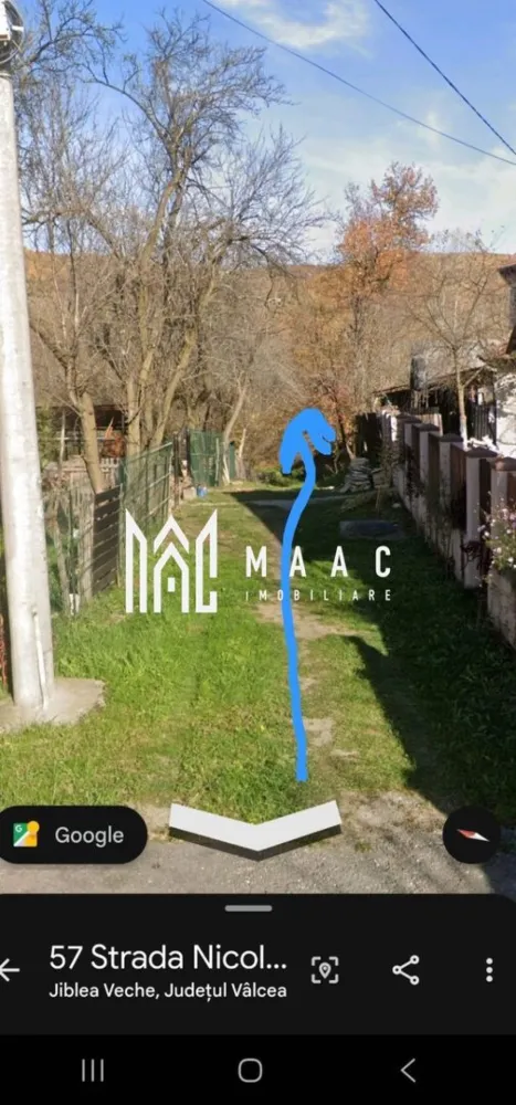 Teren | 1600 mp |Calimanesti | Jiblea - MAAC Imobiliare vă propune spre vânzare un teren cu suprafața de 1600 mp, situat în localitatea Jiblea Veche, județul Vâlcea, într-o zonă liniștită și în plină dezvoltare, foarte aproape de stațiunea Călimănești. Amplasarea oferă acces facil din strada Nicolae Bălcescu, fiind o oportunitate potrivită atât pentru investiție, cât și pentru dezvoltarea unor construcții de tip rezidențial.

Terenul se află la limita intravilanului, ceea ce permite construirea de căsuțe tip A, fiind ideal pentru proiecte turistice sau de vacanță, având în vedere proximitatea față de zona balneară Călimănești.

suprafață teren: 1600 mp
acces direct din strada Nicolae Bălcescu
poziționare la limita intravilanului
posibilitate construcție căsuțe tip A
zonă apropiată de stațiunea Călimănești

Prețul de vânzare este de 11000 EUR, ușor negociabil.

Pentru mai multe informații, vă rugăm să menționați la telefon CP3051868.