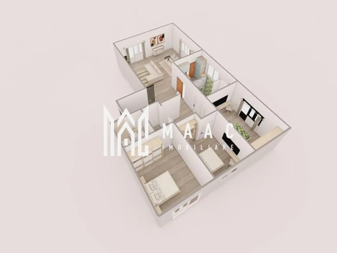 Apartament modern I La cheie I 4 camere I Lift I Hipodrom - MAAC Imobiliare vă propune pentru achizișie acest apartament cu 4 camere care se remarcă printr-o compartimentare optimă, oferind atât intimitate, cât și spații generoase pentru socializare. Zona de zi cuprinde un living generos de 30.6 mp, conectat cu locul de luat masa și bucătăria separată, pentru un plus de funcționalitate.

Cele 3 dormitoare sunt bine dimensionate, oferind confort și lumină naturală. 2 băi, plus un WC separat, asigură practicabilitate, iar spațiile de depozitare și holurile largi facilitează circulația.

Dotările de calitate includ: ✅ Ușă metalică antiefracție Porta-Doors pentru siguranță maximă ✅ Tâmplărie PVC cu 7 camere și geam termopan LOW-E pentru izolare termică și fonică optimă ✅ Instalație termică cu centrală proprie, calorifere din oțel și distribuție eficientă ✅ Pereți interiori tencuiți, gletuiți și zugrăviți într-o nuanță modernă ✅ Instalații electrice de calitate, prize și întrerupătoare Schneider Sedna ✅ Balcon generos, finisat cu parapet elegant și gresie antiderapantă.

Construcția beneficiază de spații comune interioare finisate, cu scări placate cu granit, balustrade din țeavă rectangulară și plafoniere cu senzori de mișcare pentru un plus de confort. Accesul este securizat, iar clădirea este dotată cu trei ascensoare electrice de ultimă generație, cu funcționare silențioasă.

Spațiile exterioare sunt iluminate inteligent, iar curtea interioară va fi amenajată cu loc de joacă privat, dotat cu nisip, tobogan, leagăne și bănci, oferind un mediu sigur și plăcut pentru cei mici. În plus, imobilul dispune de locuri de parcare supraterane și subterane.

Pentru confort maxim, apartamentul poate fi predat complet finisat, cu gresie, faianță, parchet, obiecte sanitare și uși de interior, toate alese în funcție de preferințele dumneavoastră, în limita unui buget prestabilit.

Această locuință reprezintă alegerea ideală pentru cei care își doresc calitate, siguranță și un spațiu modern, pregătit să devină „acasă”.

📍 Nu ratați această oportunitate! Contactați-ne pentru detalii și vizionări, specificând ID CP2499725.