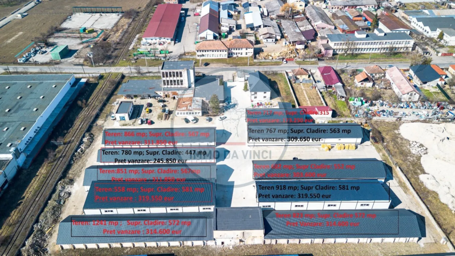 Vindem 10 hale str. Depozitelor 56 cu supr. de la 550 mp - OPORTUNITATE INVESTITIE !!! Oferim spre vanzare Hale Industriale pe strada Depozitelor, nr.56 fostul AGROSEM cu o suprafață totală de 17.570 mp.
Halele sunt in numar de 10 unitati cu suprafete intre 550 mp si 600 mp renovate .
 Cladire de 1800 mp - clădire care poate fi transformata in hala producție sau fabrica .
Clădire de birouri de 450 mp,complet renovata, izolata exterior cu polistiren de 15 cm, geamuri termopan.

6 hale sunt deja inchiriate iar chiria este cuprinsa între 2 si 3 eur/ mp plus tva, cu contract pe 5 ani.

Halele sunt sunt ideale pentru activități de depozitare , logistică sau productie beneficiind de toate utilitățile necesare. Platforma betonată de 12 m x 100 m permite manevrarea ușoară a camioanelor, iar curtea este amenajata pentru a asigura un mediu optim de lucru.
Panourile sandwich sunt de grosime de 8 cm cu structura de beton .

Utilități:
Curent trifazic
Post trafo
Apă
Canalizare

Platformă betonată de 12 m x 100 m, ideală pentru intrare, întoarcere și manevrare camion
Fiecare hală este contorizată separat la apă, curent plus hidranti de apă in curte.
Posibilitate de montare panouri solare, cu post trafo în curte care aparține proprietății
Avantaje:
Acces facil la mijloacele de transport in comun.
Zonă agroindustrială situată lângă calea ferată.
Posibilitate de legătură cu calea ferată pentru încărcare și descărcare directă în vagon
Contorizare separată la apă, gaz și curent pentru fiecare hală
Infrastructură modernă și facilități complete
Potențial de montare panouri solare, datorită postului trafo propriu.

Preț total :2.800.000 euro
Contact:
Pentru mai multe informații și pentru a programa o vizionare, vă rugăm să sunați la:
Telefon: 0751428260