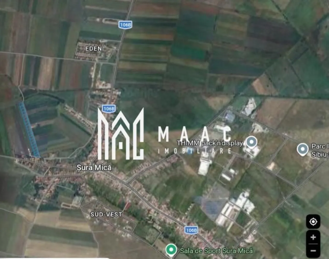Parcele de tren de vânzare | 417-892 MP | Utilități | Șura Mică - MAAC Imobiliare vă propune spre vânzare parcele de teren intravilane situate în Șura Mică, în cadrul unui proiect privat cu PUZ individual aprobat. 

Locația oferă oportunitatea ideală pentru construirea unei case , cu regim de înălțime permis: P / P+E / D+P+M.
Accesul se v-a face prin barieră la intrare.
Disponibilitatea loturilor este următoarea:

Loturi Premium: 
Parcela 10 (873 mp) și
Parcela 11 (892 mp), care includ grădini extinse pentru un plus de intimitate.

Loturi Standard: 
Suprafețe echilibrate, cuprinse între:
417 mp și 448 mp

Parcelă Specială:
470 mp, beneficiind de o deschidere generoasă la stradă de 19 ml.

Lot Individual: 
508 mp, poziționat strategic chiar la intrarea pe stradă.

Detalii tehnice și utilități:

Avize obținute pentru apă, canalizare și curent electric;
 
Instalarea rețelelor în teren este confirmată pentru vara anului 2026.

Proiectul include un spațiu comun dedicat exclusiv viitorilor proprietari.

Conectivitate și proximitate:

Educație: 3 minute cu mașina până la Școala Gimnazială și grădinița modernă din localitate.

Transport: 5 minute distanță până la intrarea pe autostradă.

Recreere: 6 minute până la stațiunea Ocna Sibiului.

Pentru informații suplimentare sau pentru a programa o vizionare la fața locului, vă rugăm să ne contactați menționând ID: CP3060876