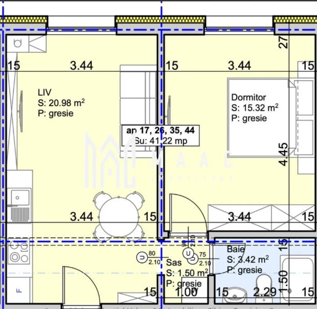 Apartament 2 Camere I Lift | Lazaret | Predare Imediata - Maac Imobiliare prezintă ansamblul rezidențial Urban 64, un proiect modern, ideal atât pentru locuință personală, cât și pentru investiție. Situat în zona Lazaret - Compa, acest ansamblu oferă acces facil spre centru, autostradă și toate zonele de interes public. Detalii ansamblu: ✔ Regim de înălțime: P+4E+M, cu 56 de apartamente și garsoniere ✔ Lift Schindler – silentios și modern ✔ Arhitectură contemporană și finisaje de calitate ✔ Predare: la cheie, INTABULATE Finisaje incluse: Interior: Ușă metalică de acces, izolată termic și fonic Pereți finisați cu glet și lavabilă albă Parchet, gresie, faianță Obiecte sanitare și rezervor îngropat la baie Tâmplărie PVC cu geam termopan Prize, întrerupătoare, instalații pentru TV și internet Încălzire proprie: centrală termică Immergas și calorifere Spații comune: Casa scării placată cu granit Ușă securizată cu interfon la intrare Plafoniere cu senzori de mișcare Parcare: locuri publice disponibile în zonă. Suprafețe disponibile: Apartamente 42,2 mp Localizare: Situat în Lazaret, zona Compa, ansamblul rezidențial Urban 64 oferă acces rapid la transport public, școli, grădinițe, magazine și cabinete medicale, fiind la doar 10 minute de centrul Sibiului. Predare în Mai 2025 – apartamentele și garsonierele se predau finisate la cheie, gata pentru mutare! Pentru mai multe detalii precizati telefonic ca ati vazut anuntul ID: CP2486300