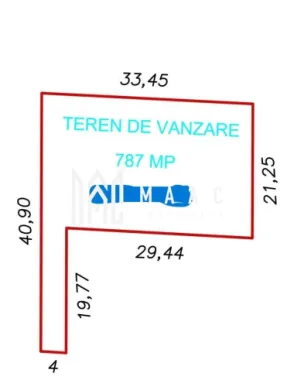 Teren | intravilan | 787 Mp | Cristian |