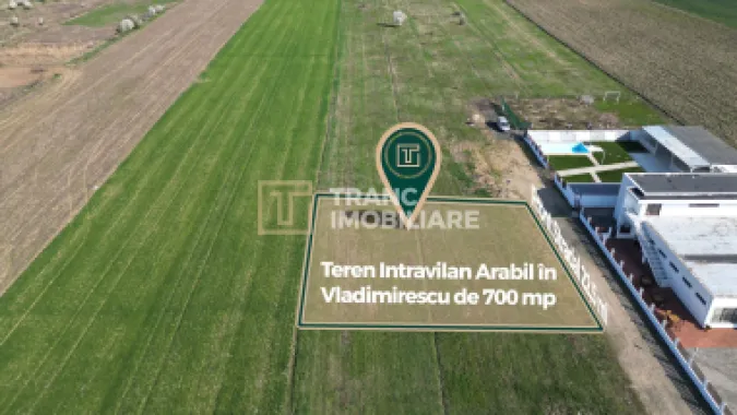 Teren intravilan arabil de vânzare – Vladimirescu, Arad