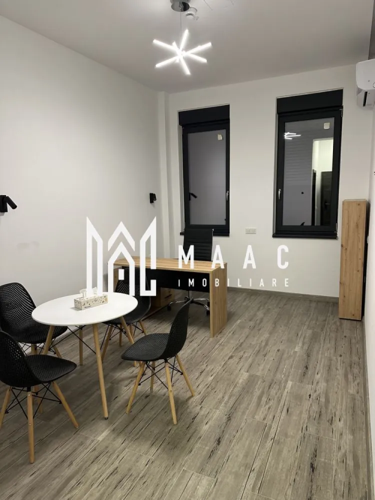 Spatiu de birou I Renovat I Parcare I Internet I Selimbar - MAAC Imobiliare ofera spre inchiriere spatiu de birou amplasat in Selimbar, la 5 minute de mall-ul Shopping City.

Avantaje si facilitati:
- incalzire in pardoseala
- aer conditionat
- grup sanitar privat, cu lavuar, cabina de dus si WC
- curte pavata
- mai multe locuri de parcare 
- internet
- finisat la cheie
- pentru curent se poate monta contor separat

Amplasamentul cladirii este unul avantajos, fiind aproape de puncte de interes.

Disponibilitate imediata.

Se percepe o chirie in avans si garantie in cuantumul unei chirii lunare. Se inchiriaza pe termen lung.

Pentru mai multe detalii va rugam specificati: CP2246817